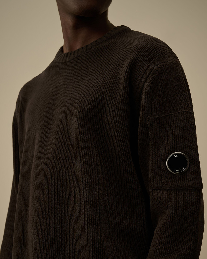 Cotton Chenille Crewneck Sweater 5