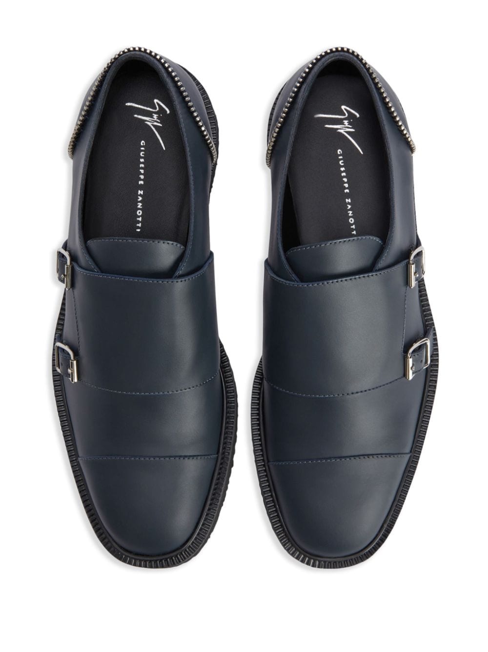Johnny buckled leather loafers - 5