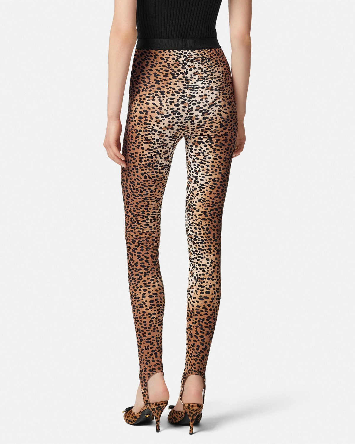 Leopard Stirrup Leggings - 5