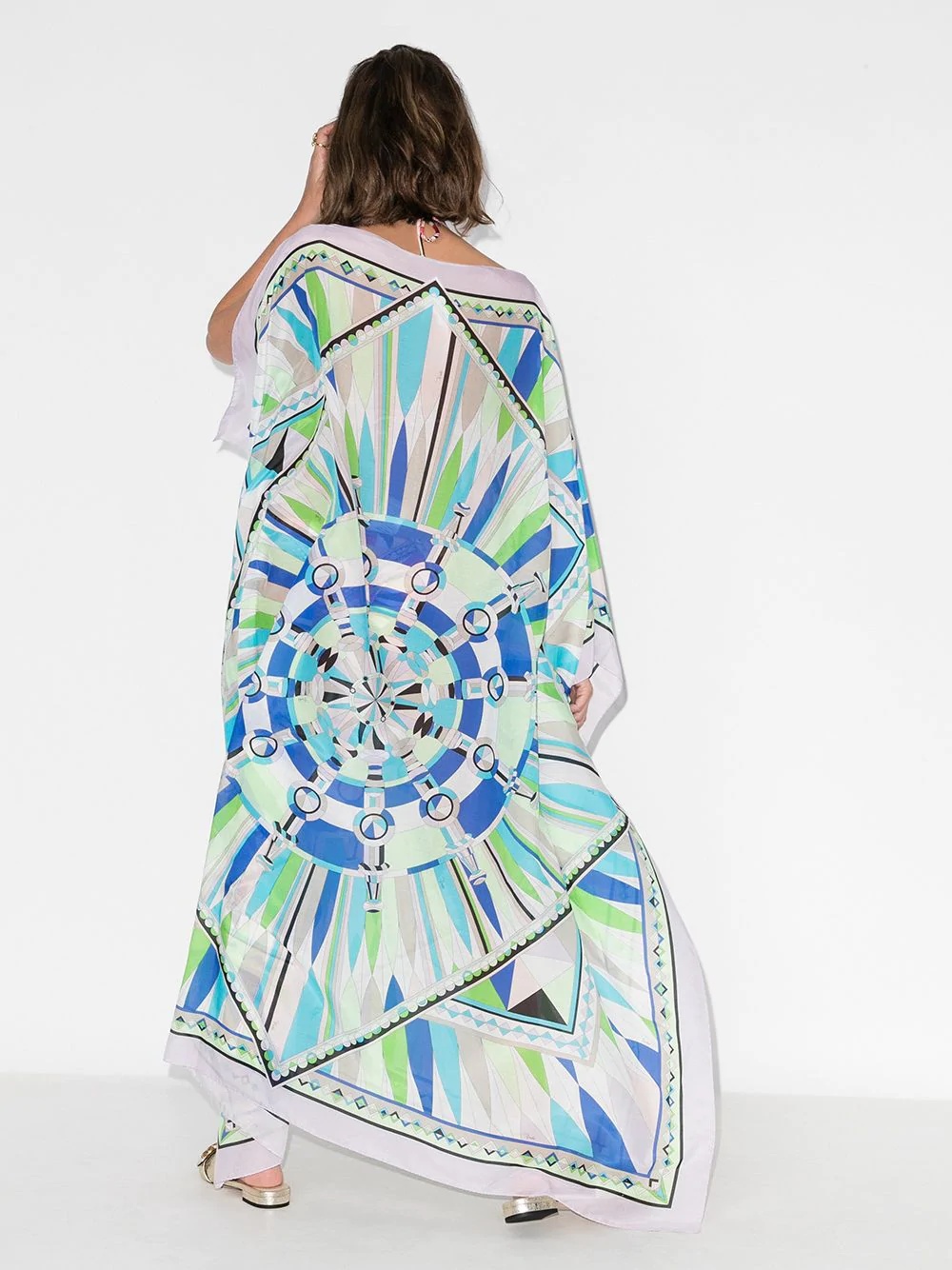 printed kaftan dress - 3