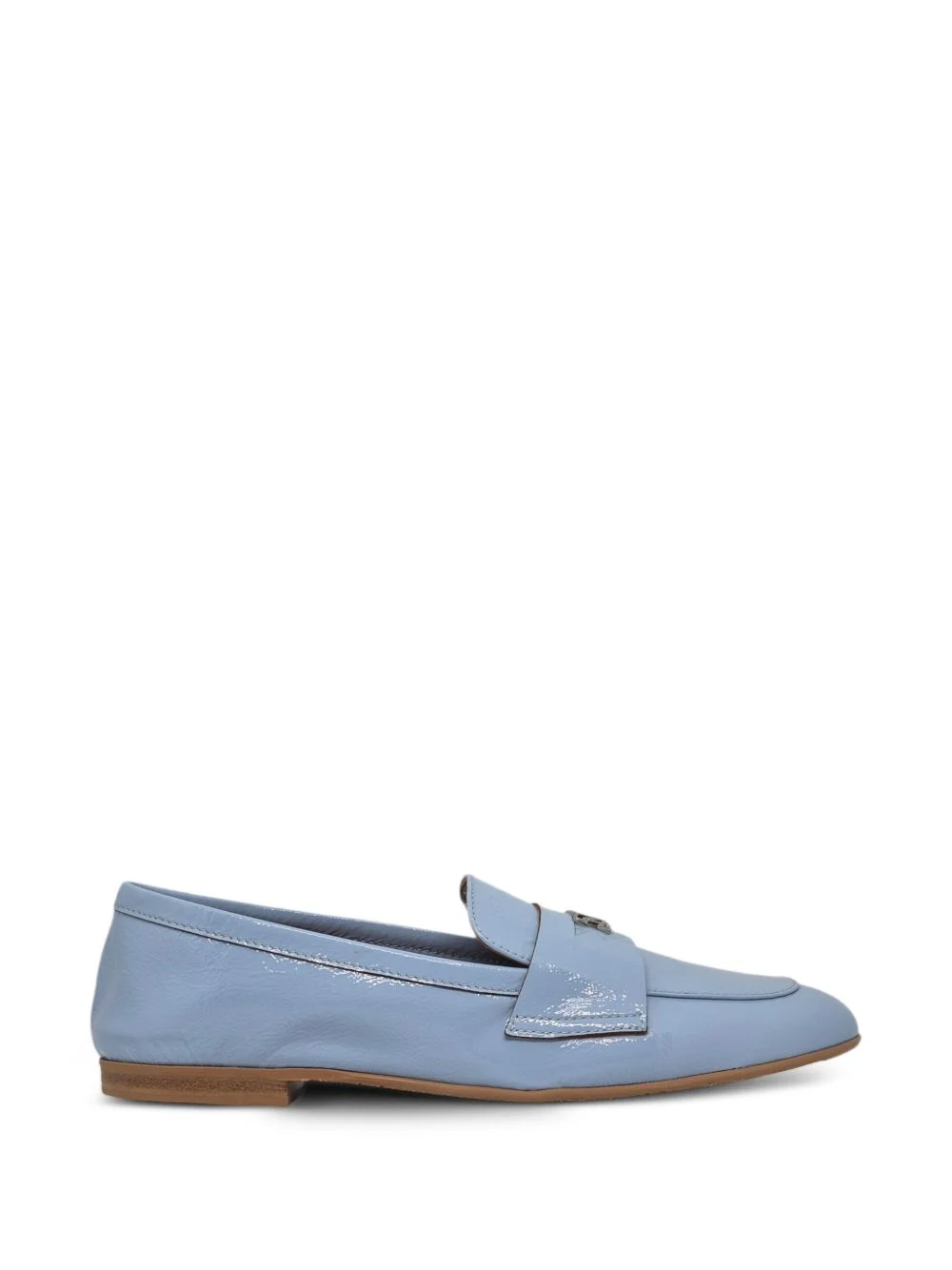plaque strap loafers - 1