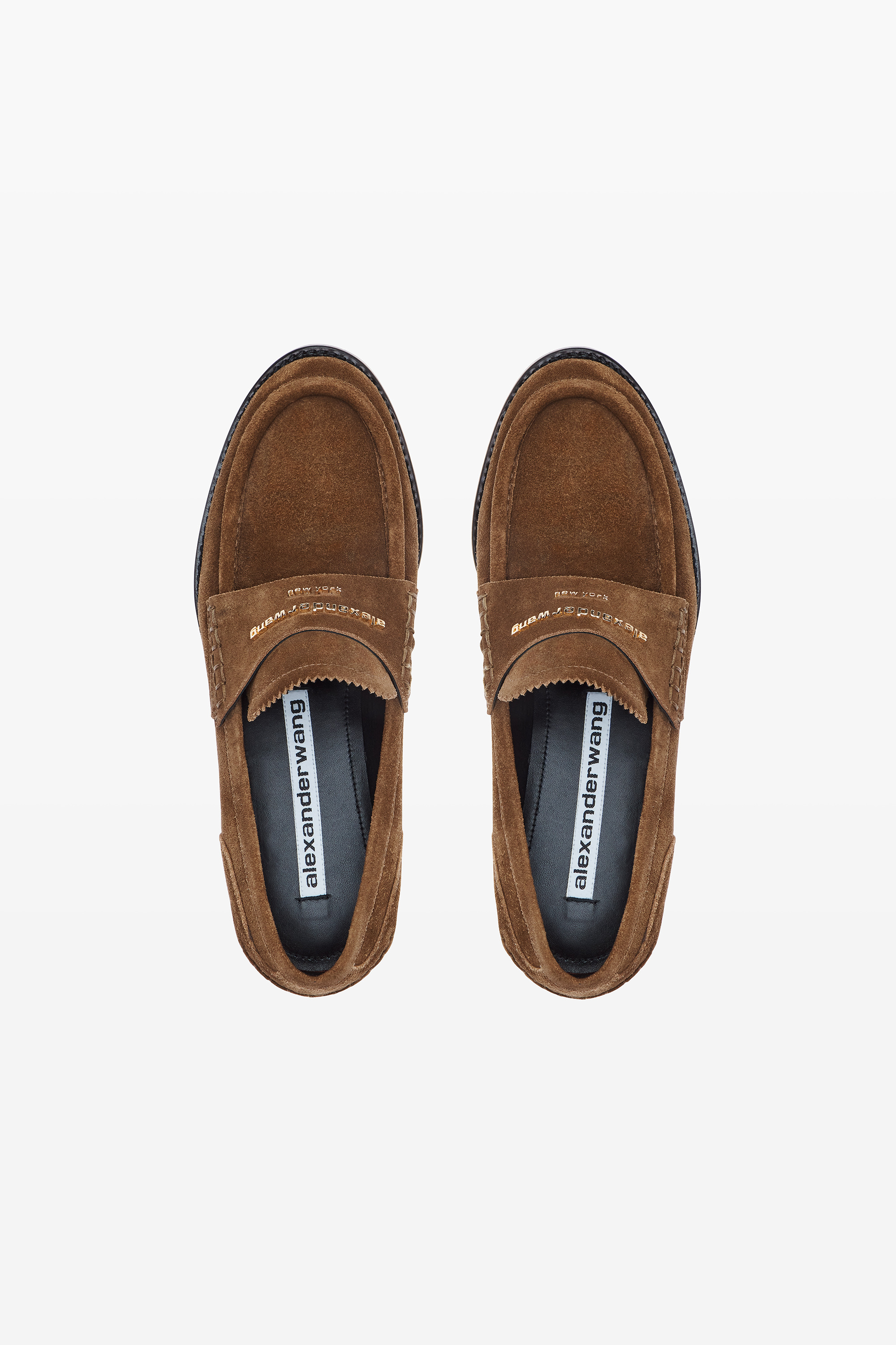 Brown Suede Carter Loafers - 5
