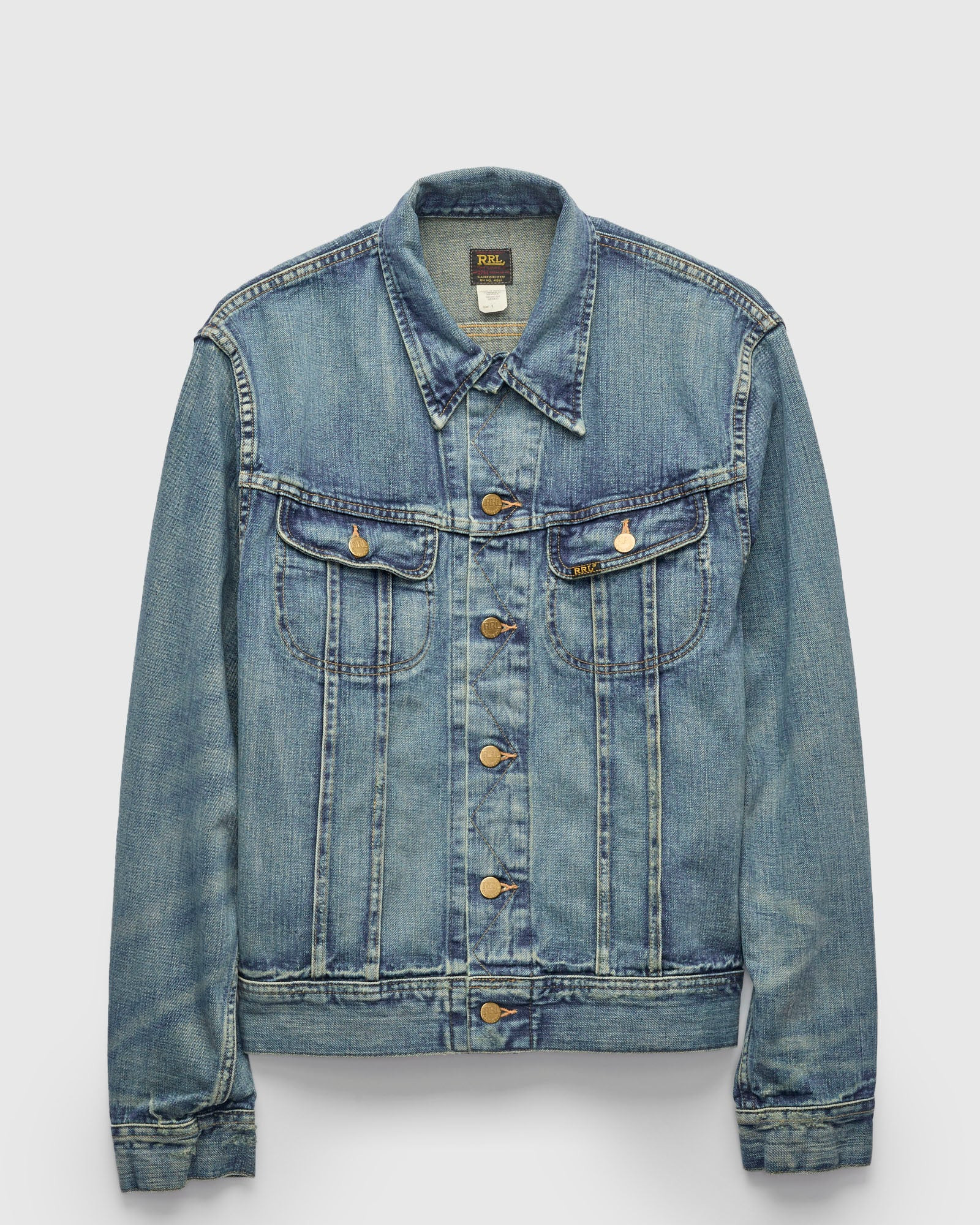Lot 271 Denim Jacket in Washed Indigo - 1