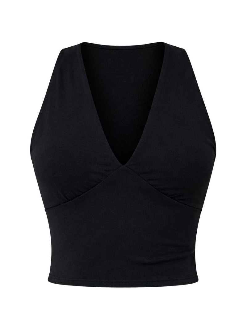 Bowie V-neck knit top 1