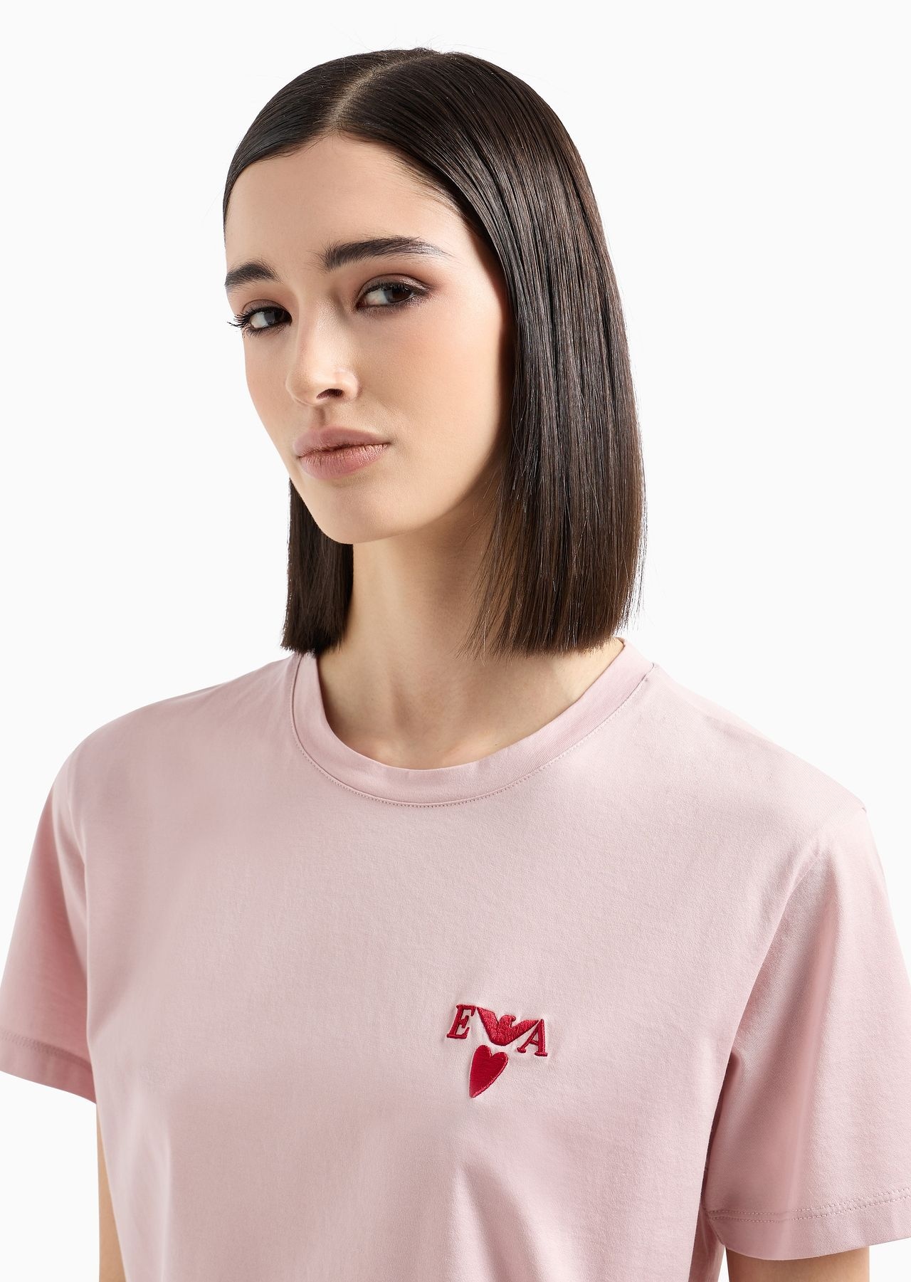 Valentine’s Day Capsule collection mercerised-jersey T-shirt - 5