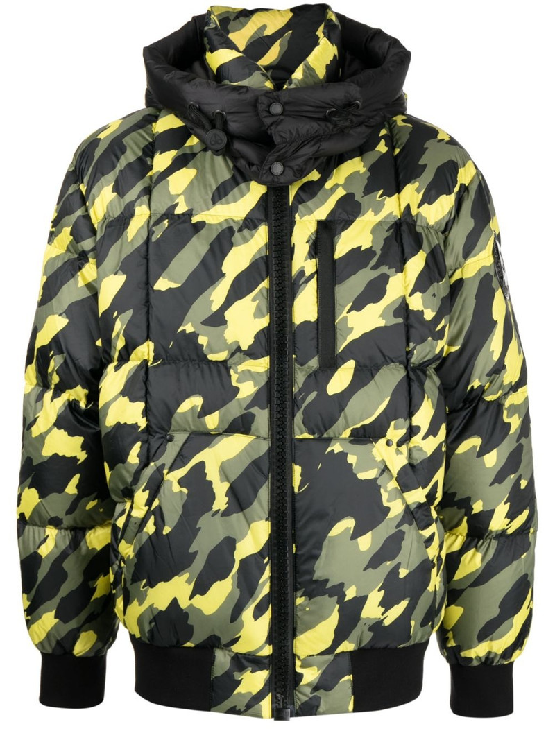 camouflage 인쇄 후드 폭탄 재킷 1