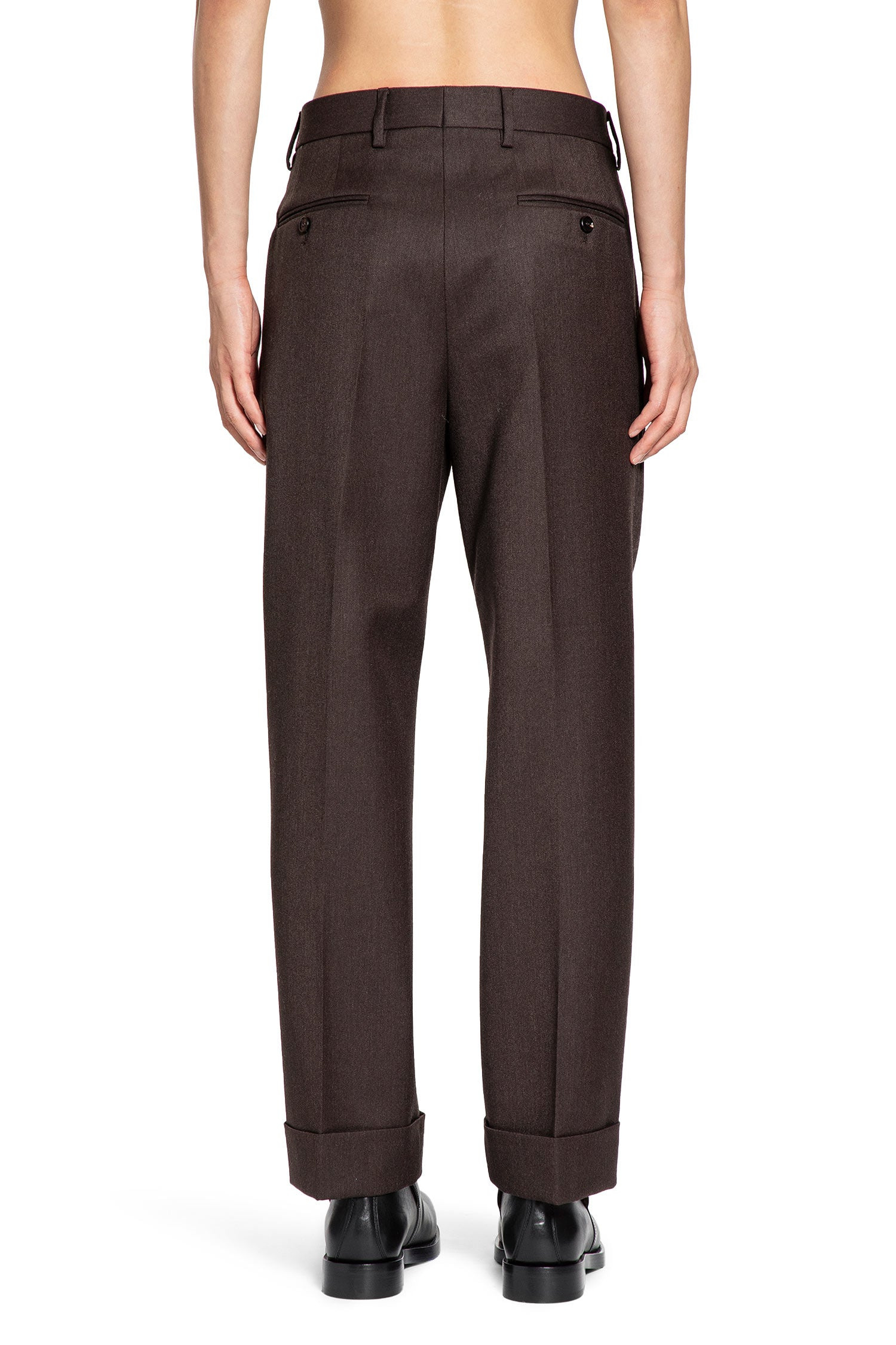 Wool Tailored Trousers - 3