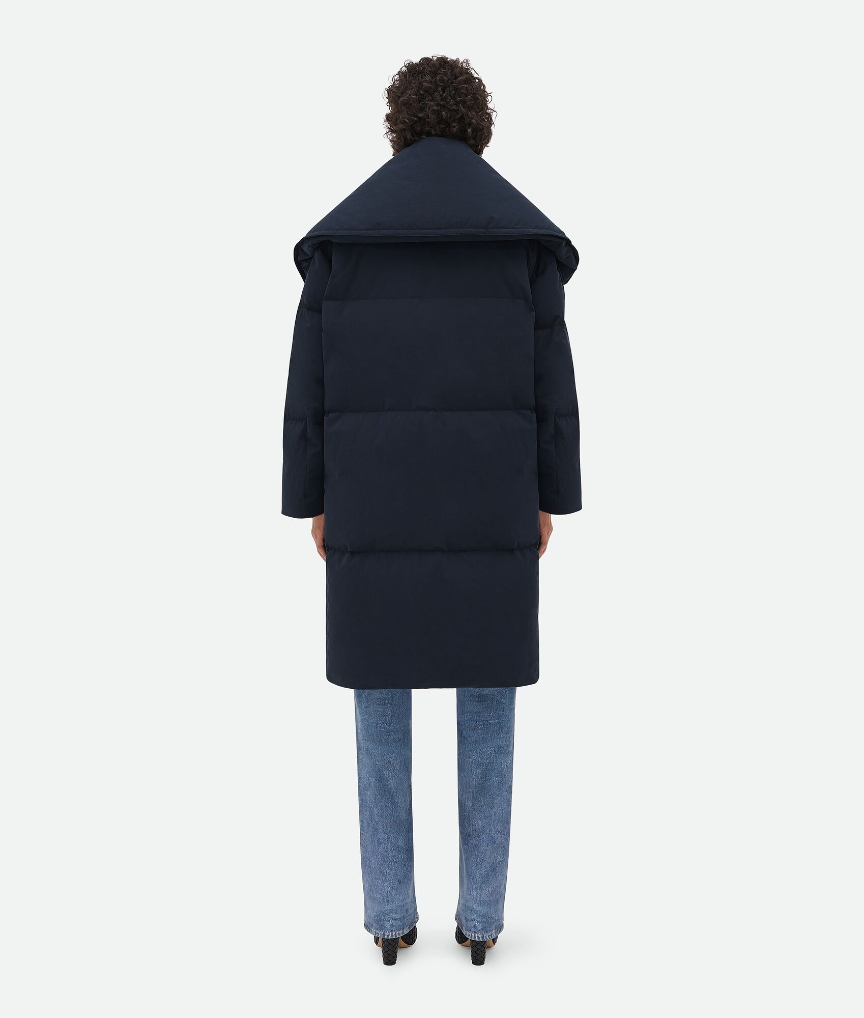 Frosted Poplin Long Puffer Jacket - 3