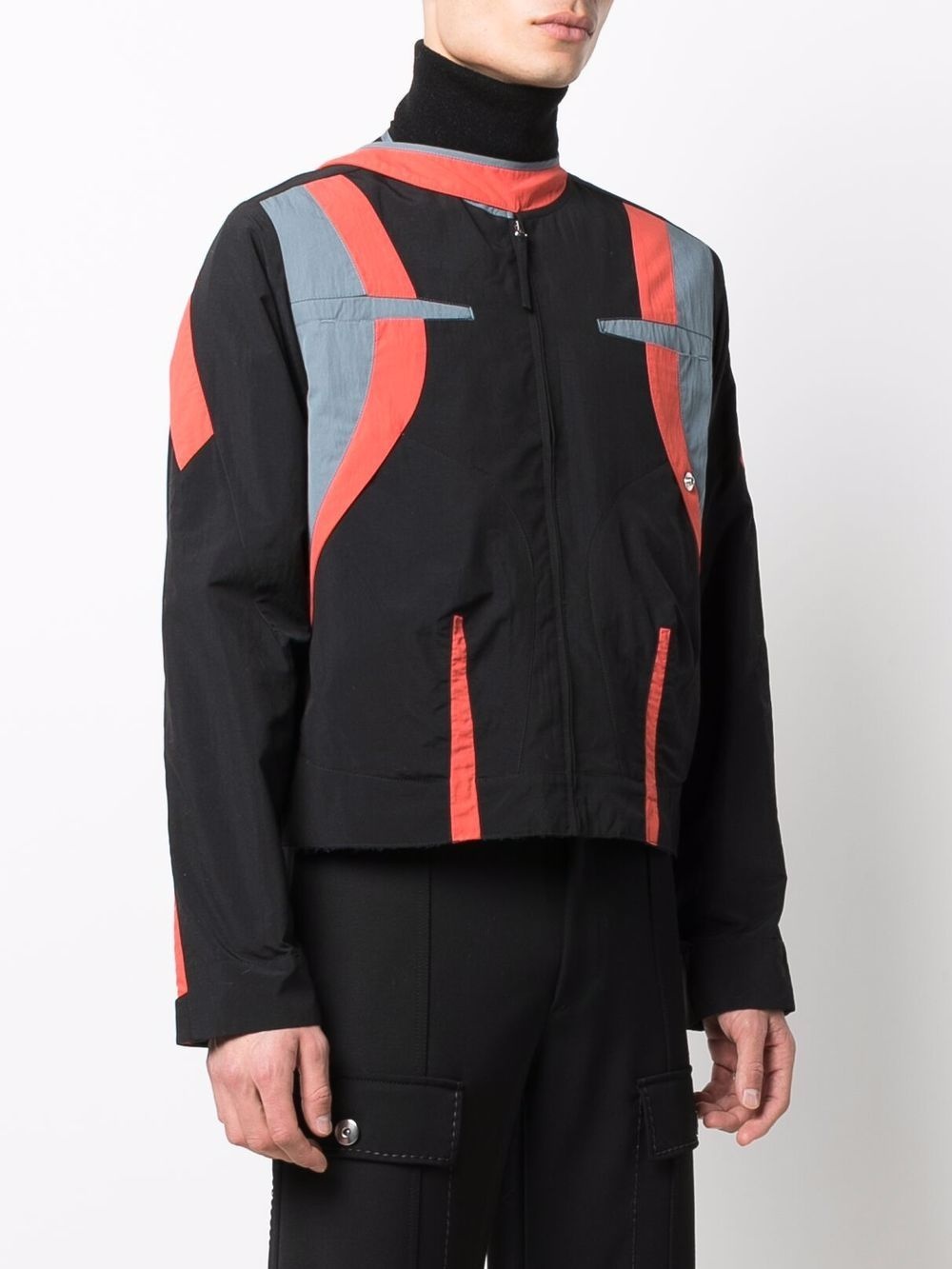 colour-block lightweight jacket - 3