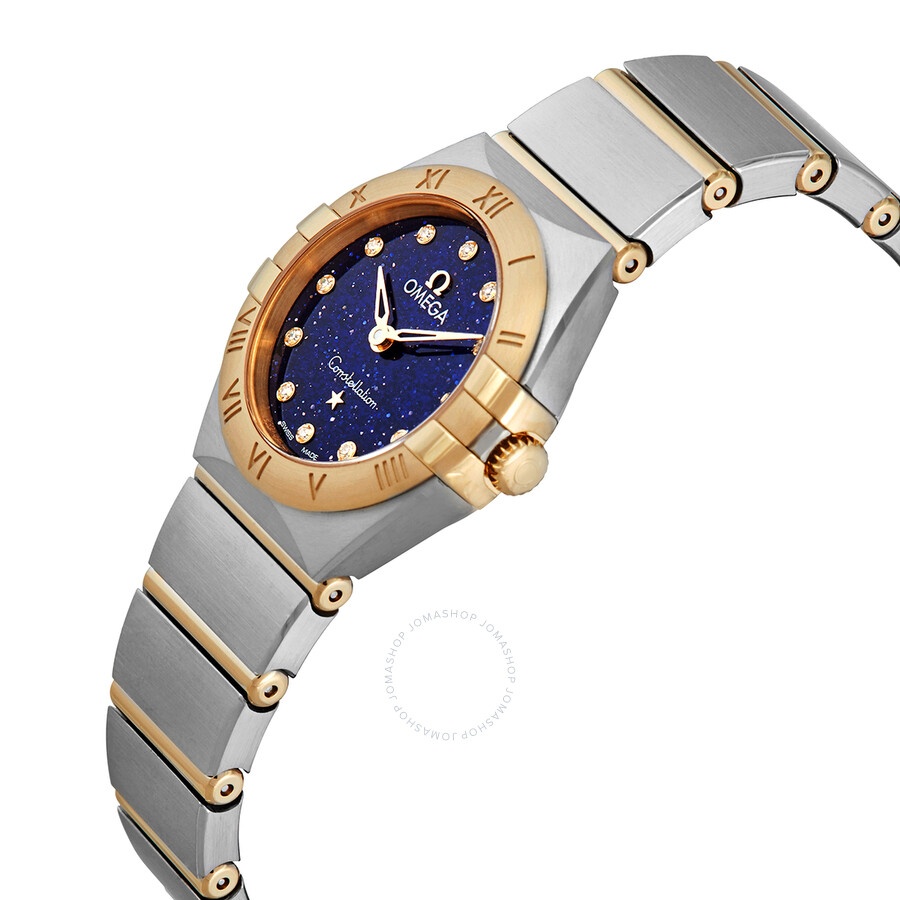 Omega Constellation Quartz Diamond Blue Dial Ladies Watch 131.20.25.60.53.001 - 2
