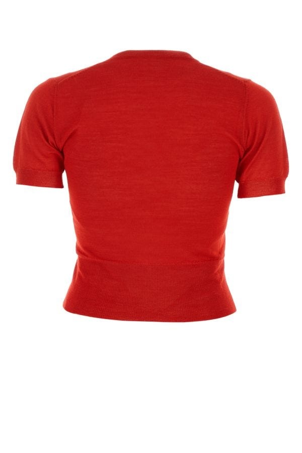 Vivienne Westwood Woman Red Wool Blend T-Shirt - 2