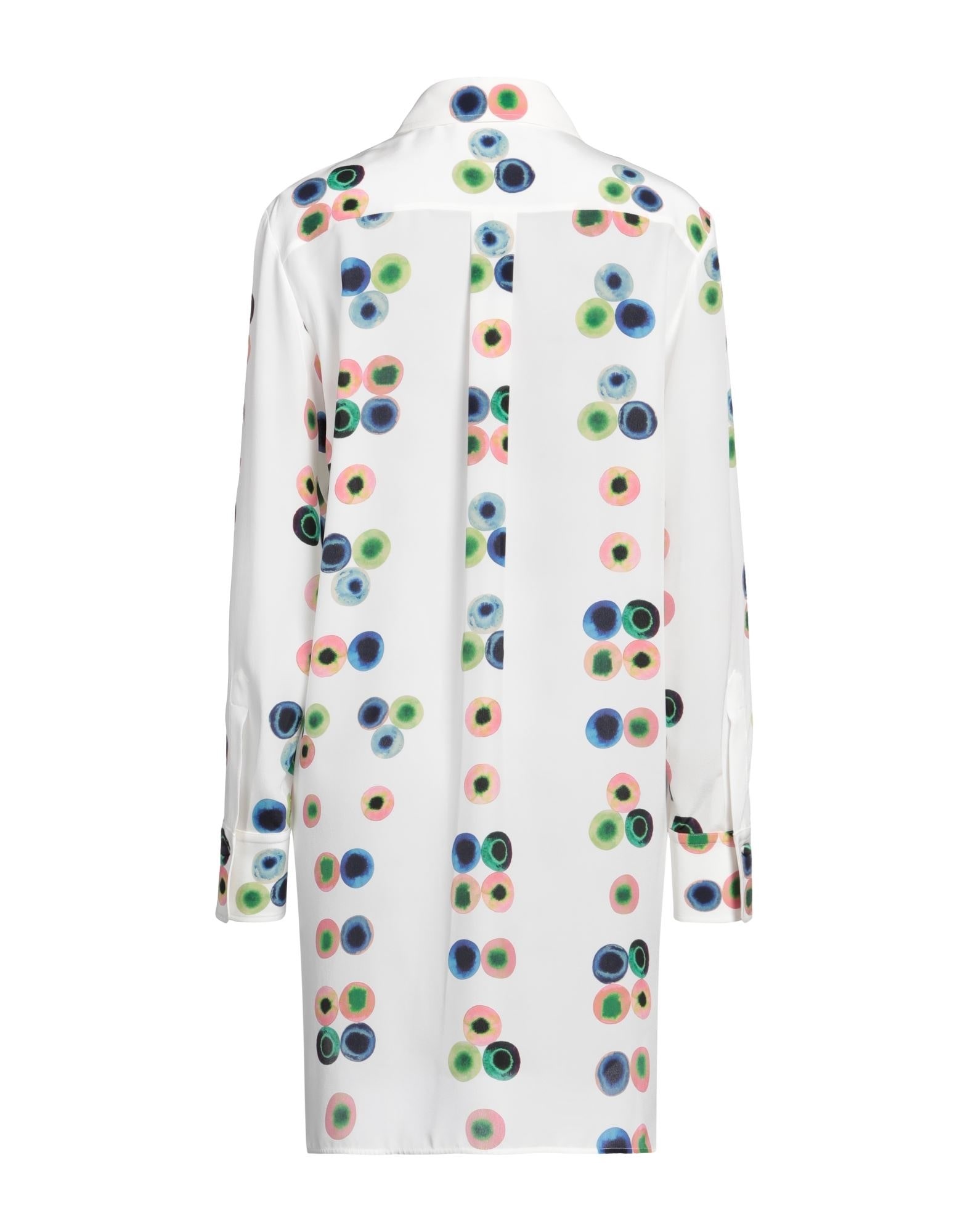 White Women's Shirt Dress - 2