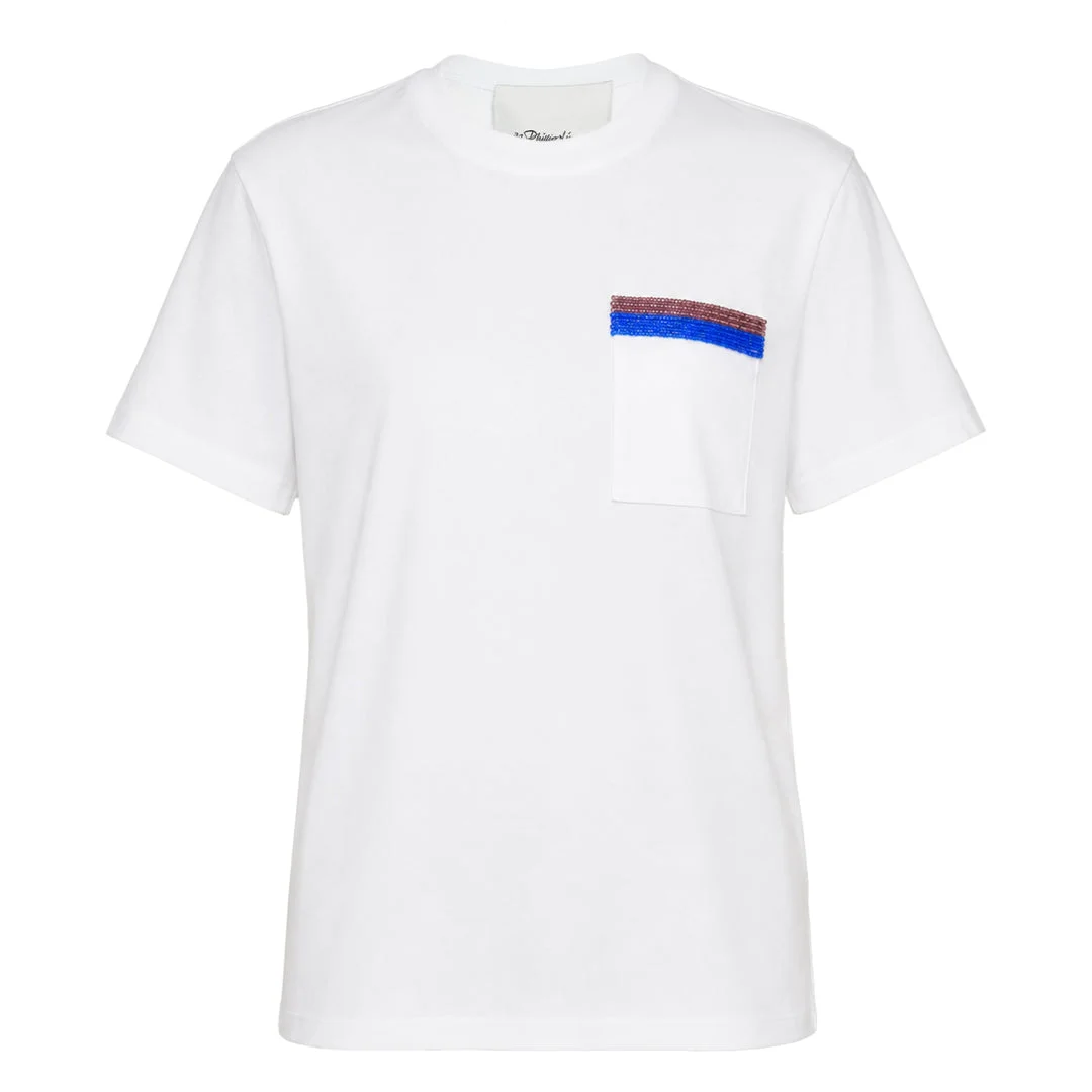 Beaded Pocket T-Shirt - 1