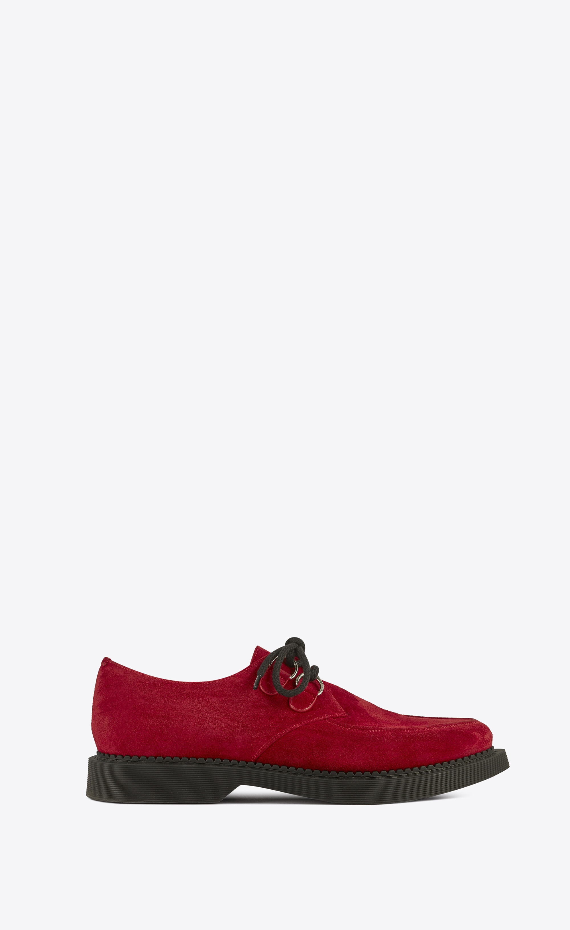 teddy derbies in suede - 1