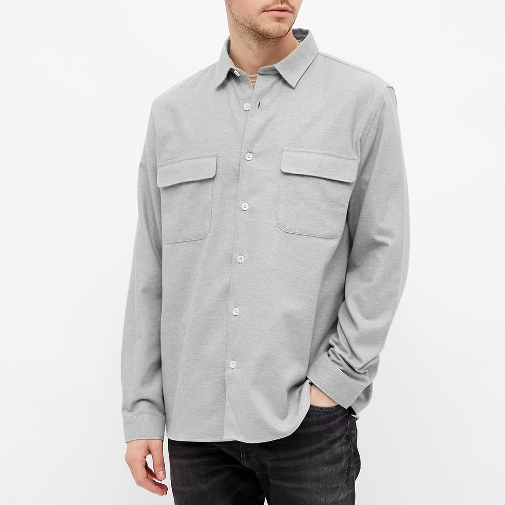 Sunspel Long Sleeve Overshirt - 4