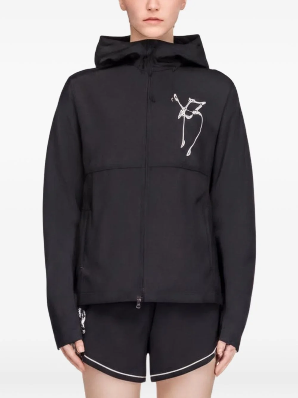 Chito graphic-print running jacket - 1