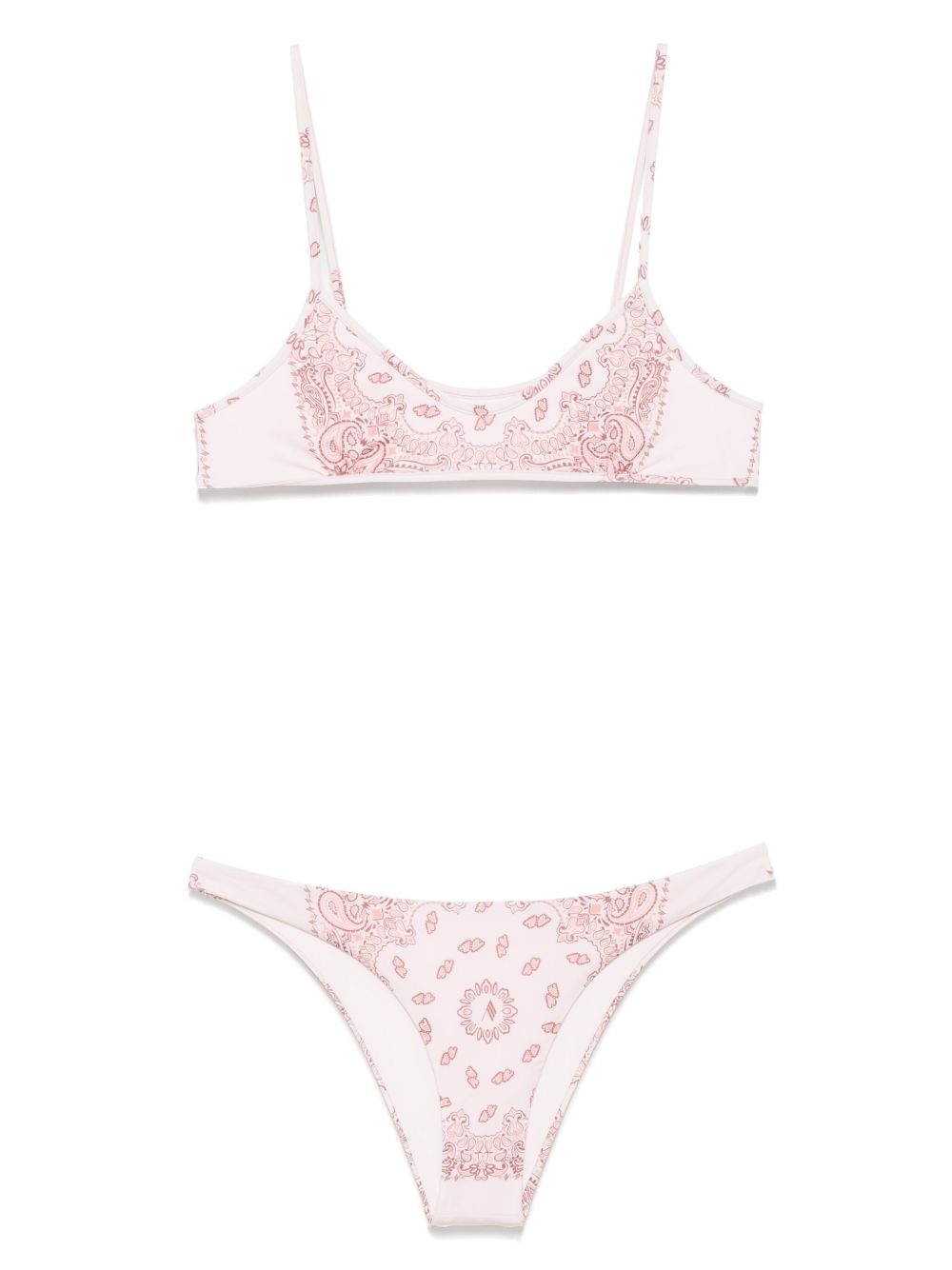 paisley-print bikini - 1