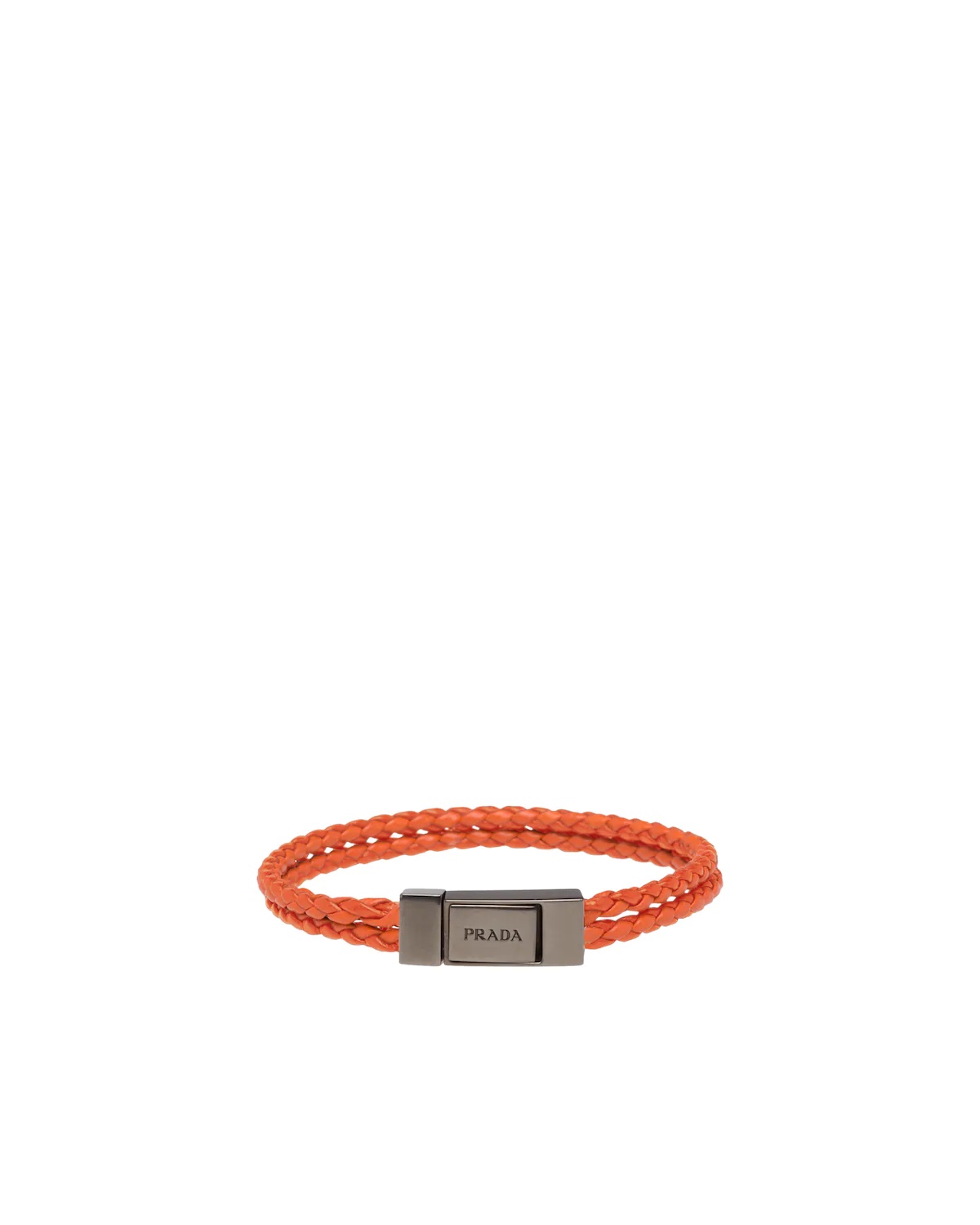 Braided Nappa Leather Bracelet - 1