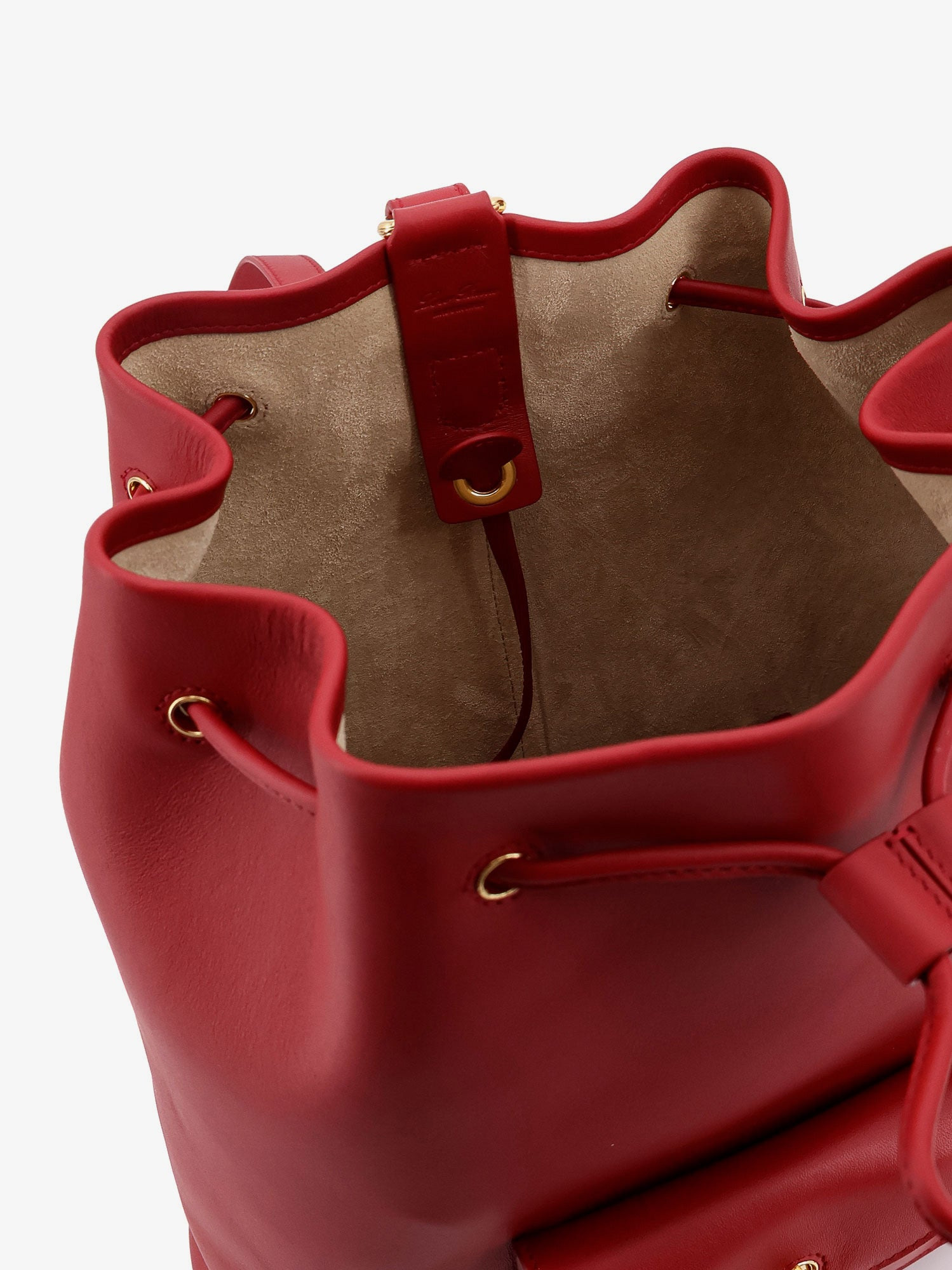 Loro Piana Women Extra Drawstring L27 Leather Backpack - 4