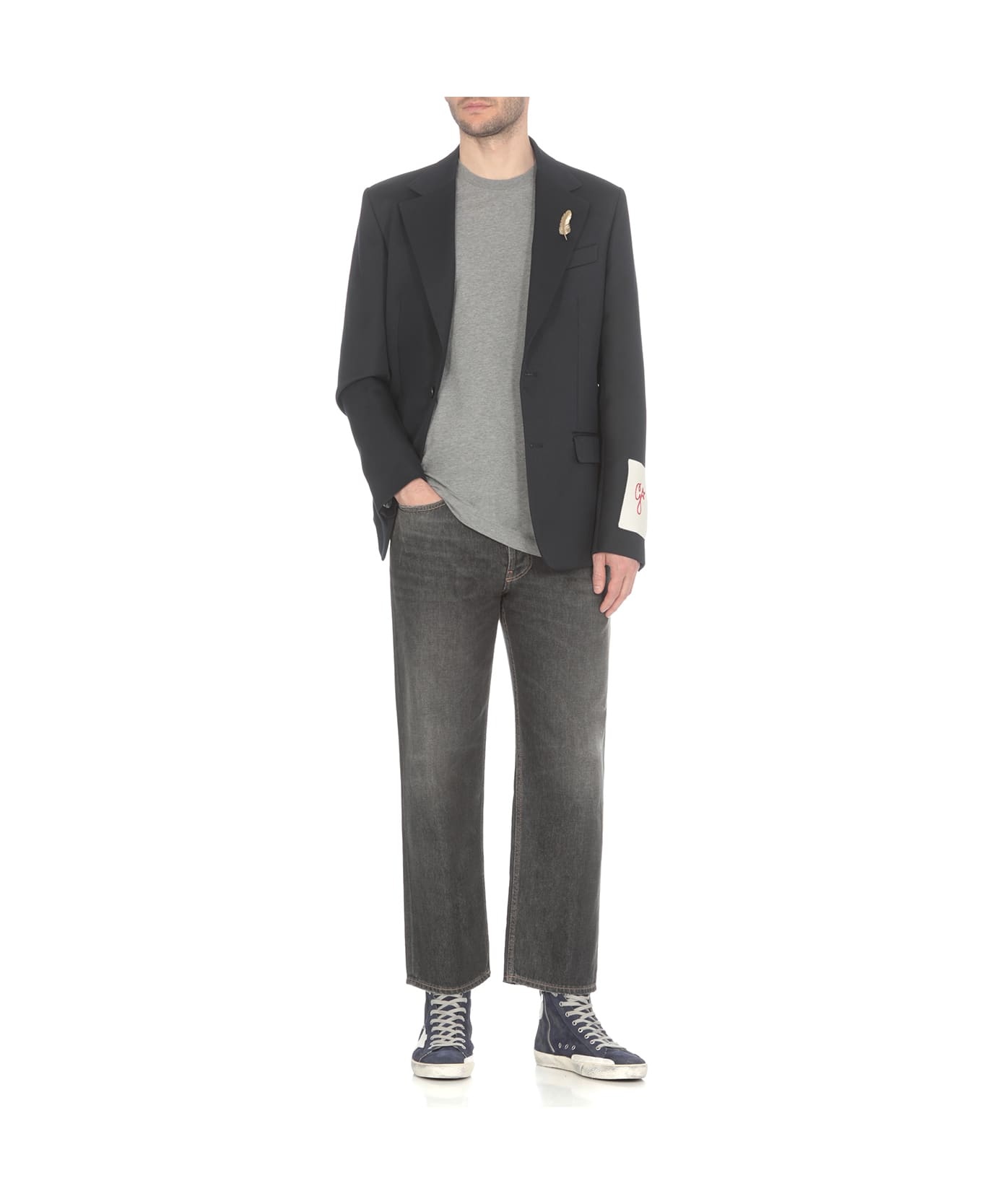 Virgin Wool Blend Single-breast Jacket - 2