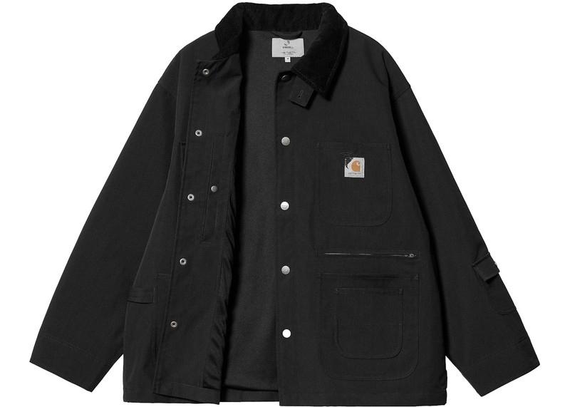 Carhartt Carhartt WIP x Invincible Chore Coat Black outlook