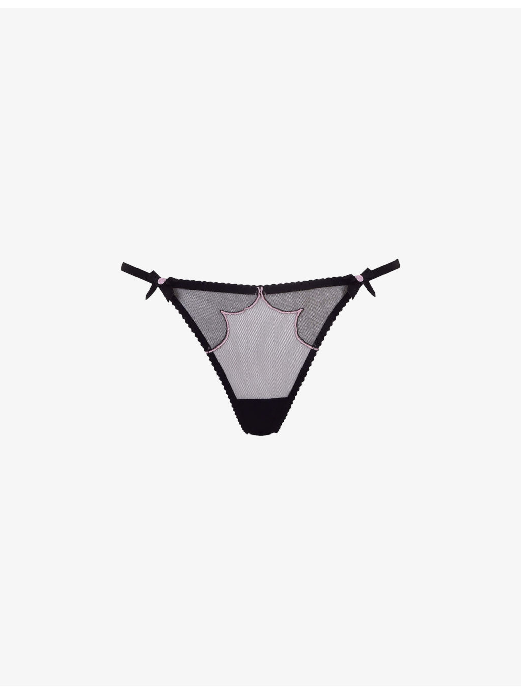 Lorna high-rise mesh thong - 2