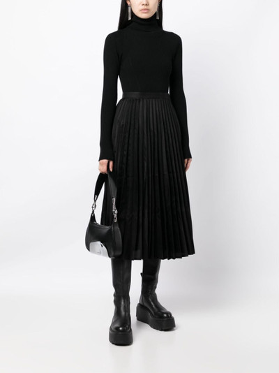 Junya Watanabe high-waist pleated skirt outlook