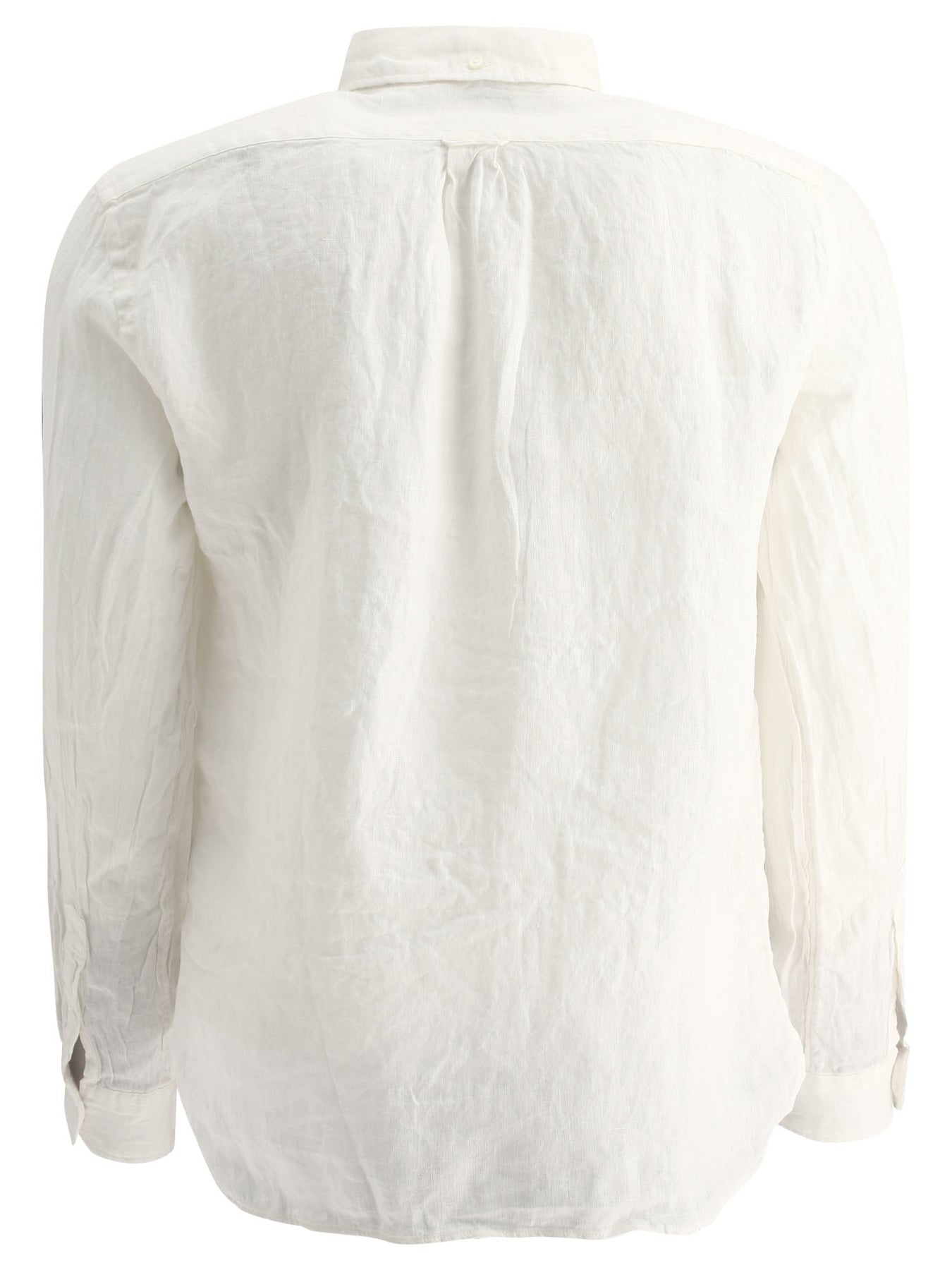 Oxford Linen Shirt Shirts White - 2