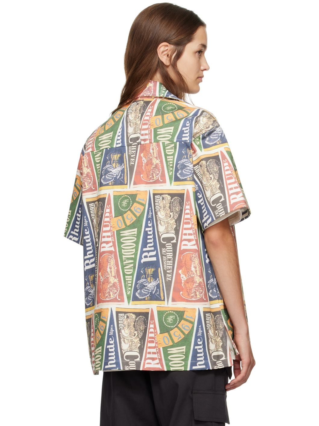 Multicolor Collegiate Flag Shirt - 3