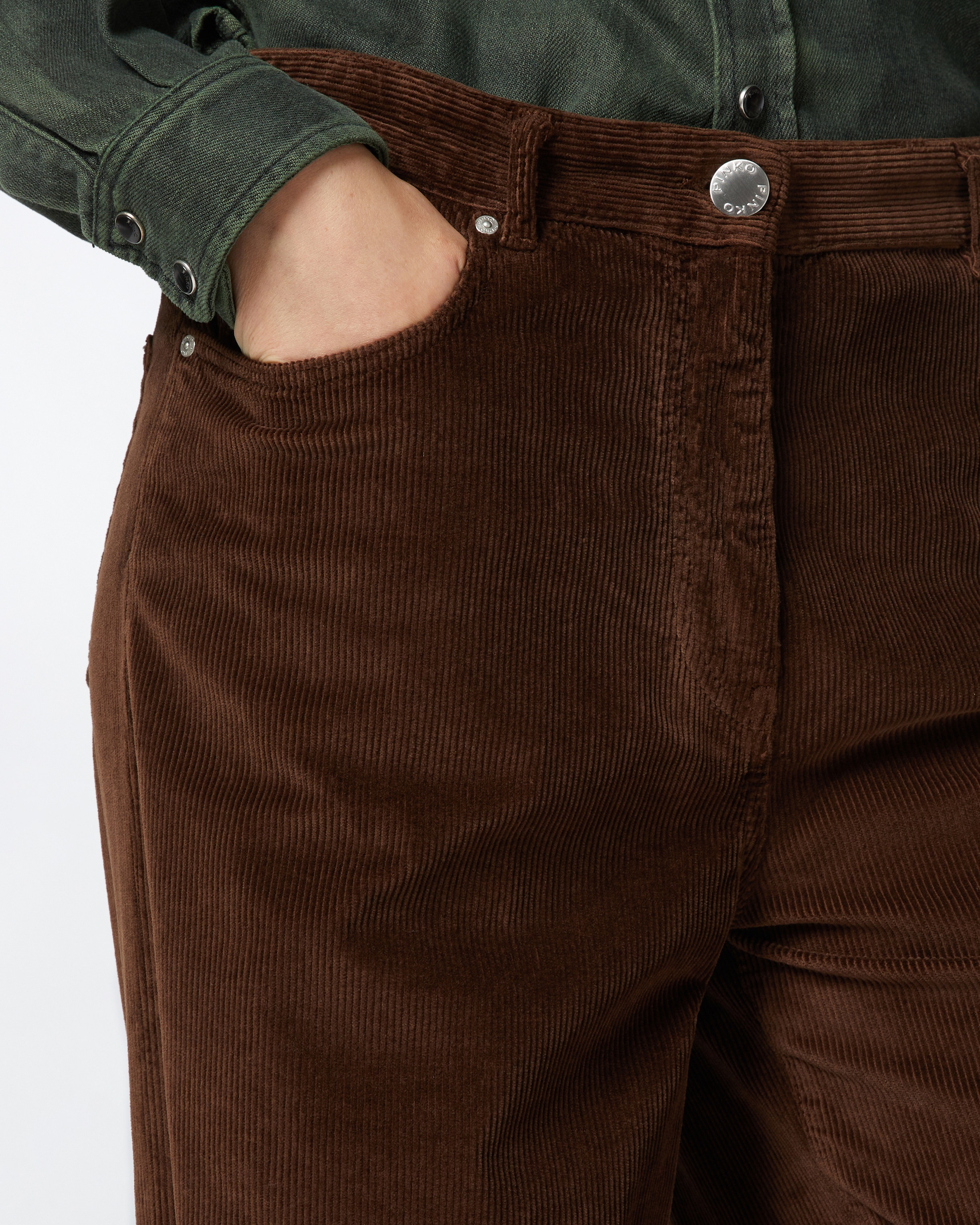 CORDUROY PALAZZO TROUSERS - 5