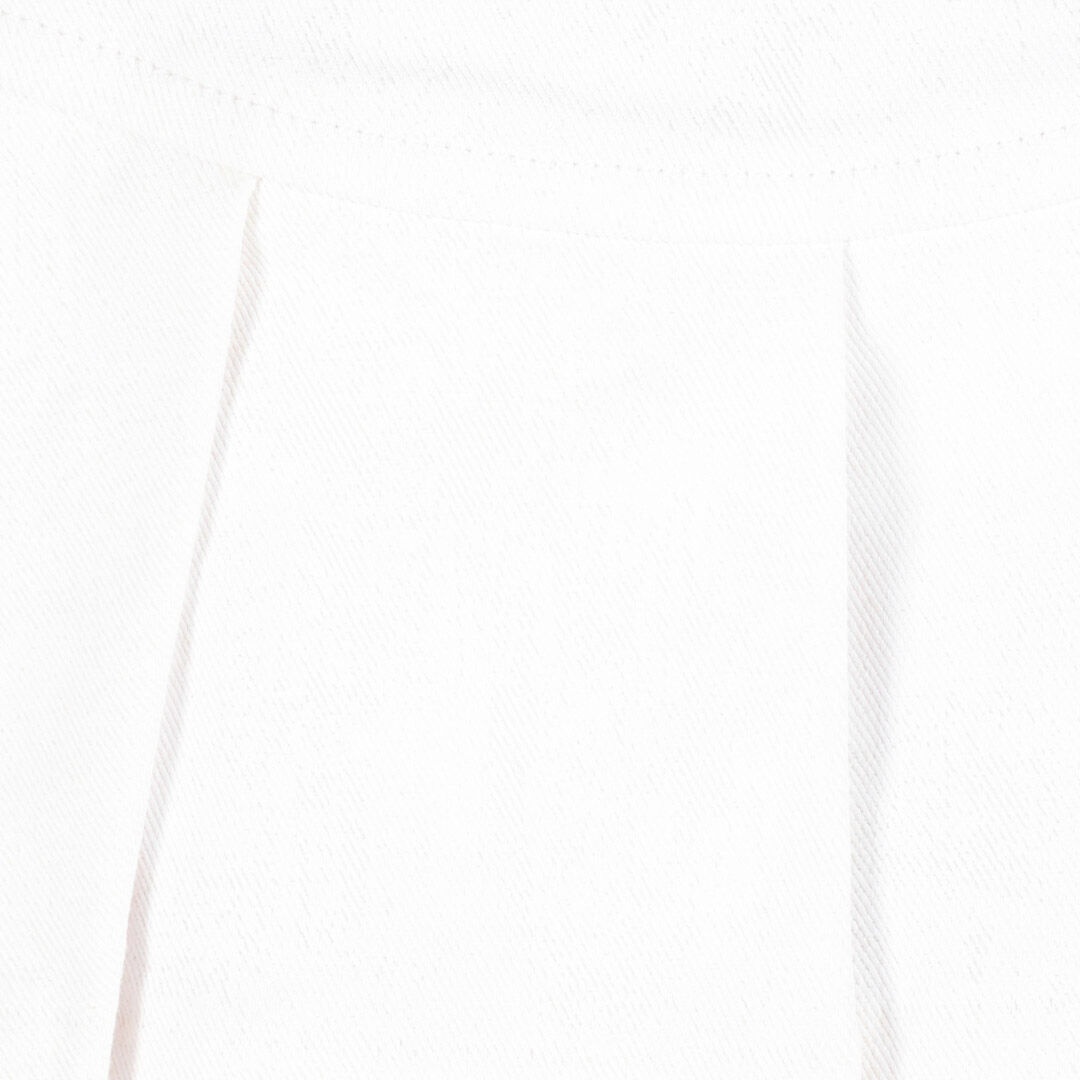 Pleated Denim Mini Skirt - 5
