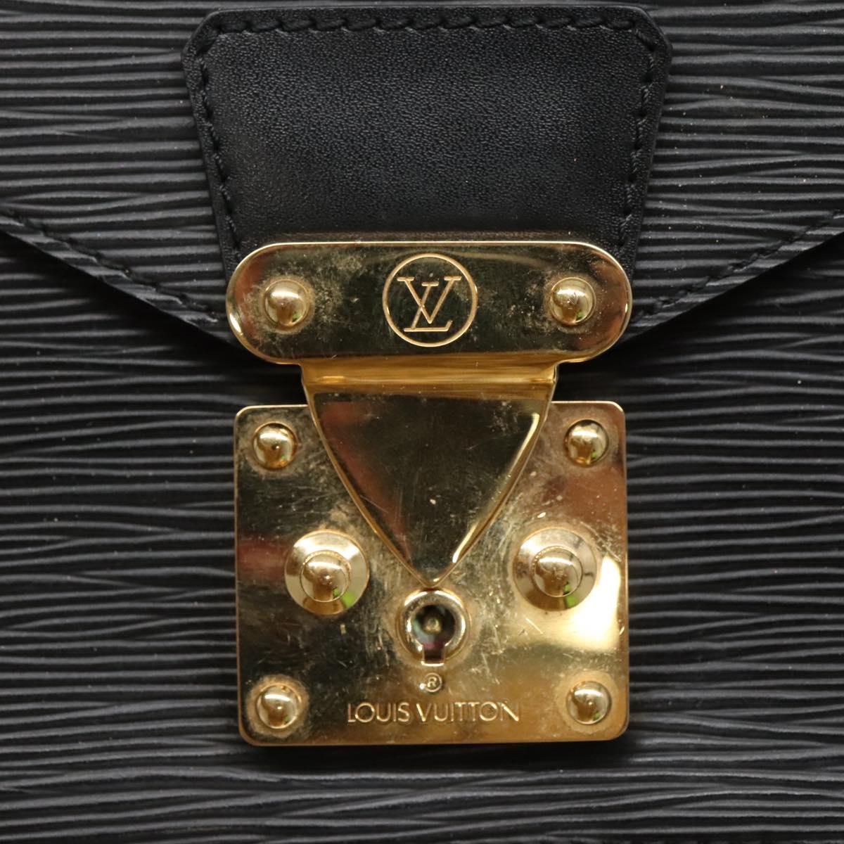 LOUIS VUITTON Epi Monceau 28 Hand Bag Black M52122 - 13