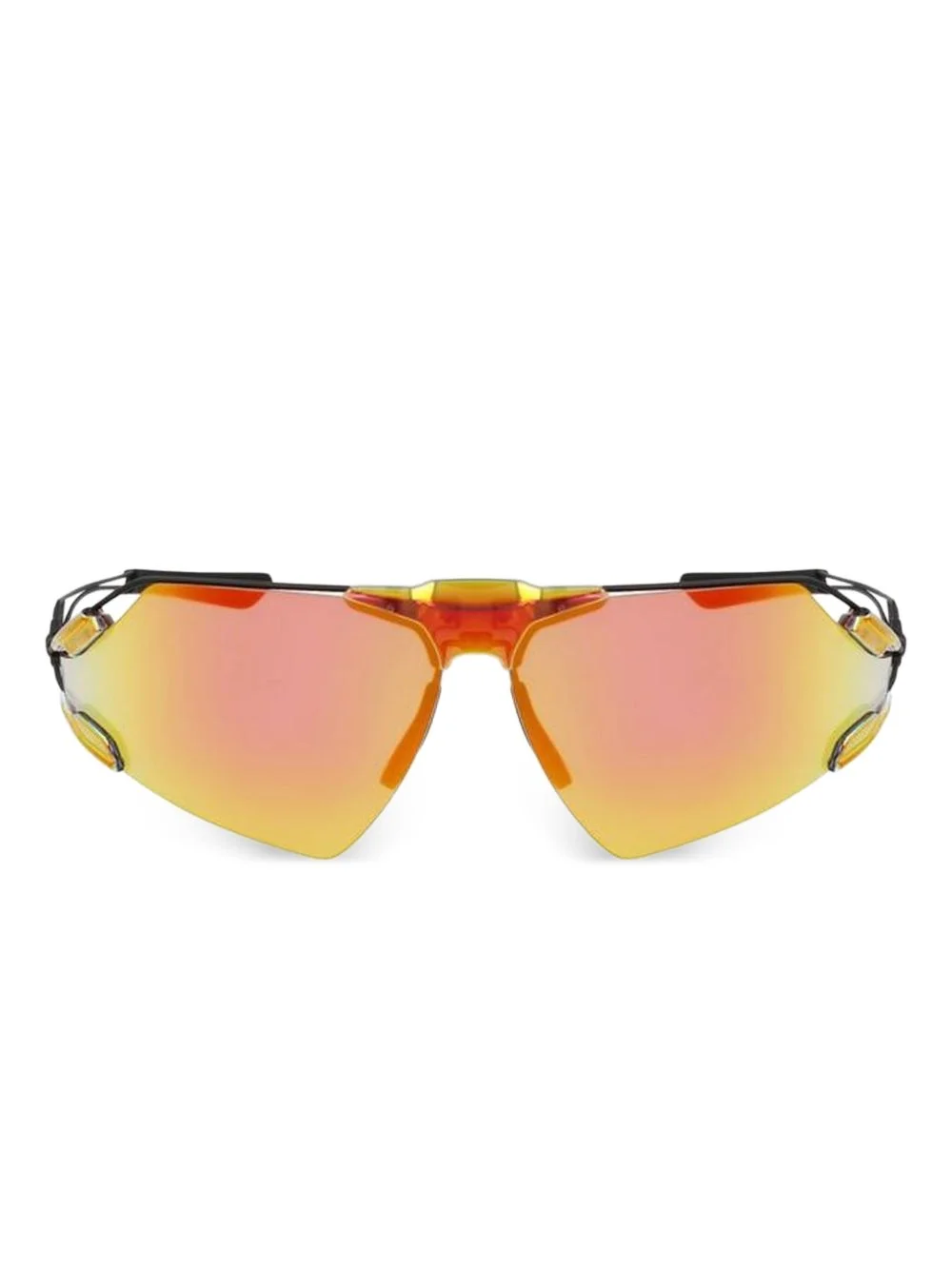 biker-frame sunglasses - 1