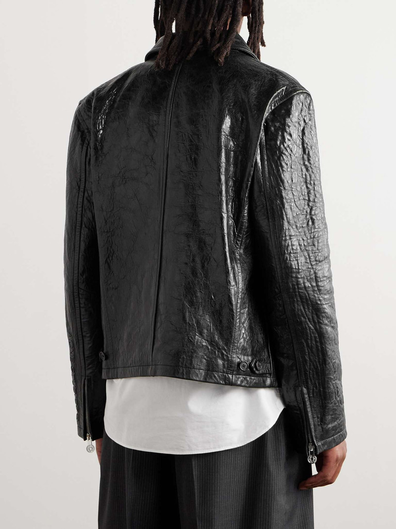Distressed Leather Jacket 4