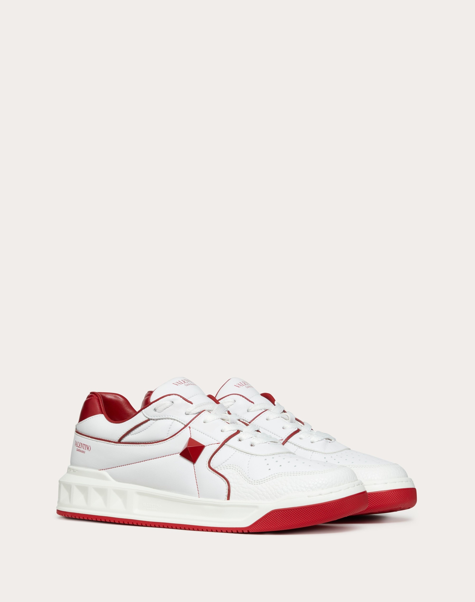 ONE STUD LOW-TOP NAPPA SNEAKER - 2