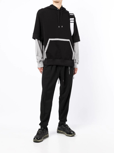 MASTERMIND WORLD layered hooded sweatshirt outlook