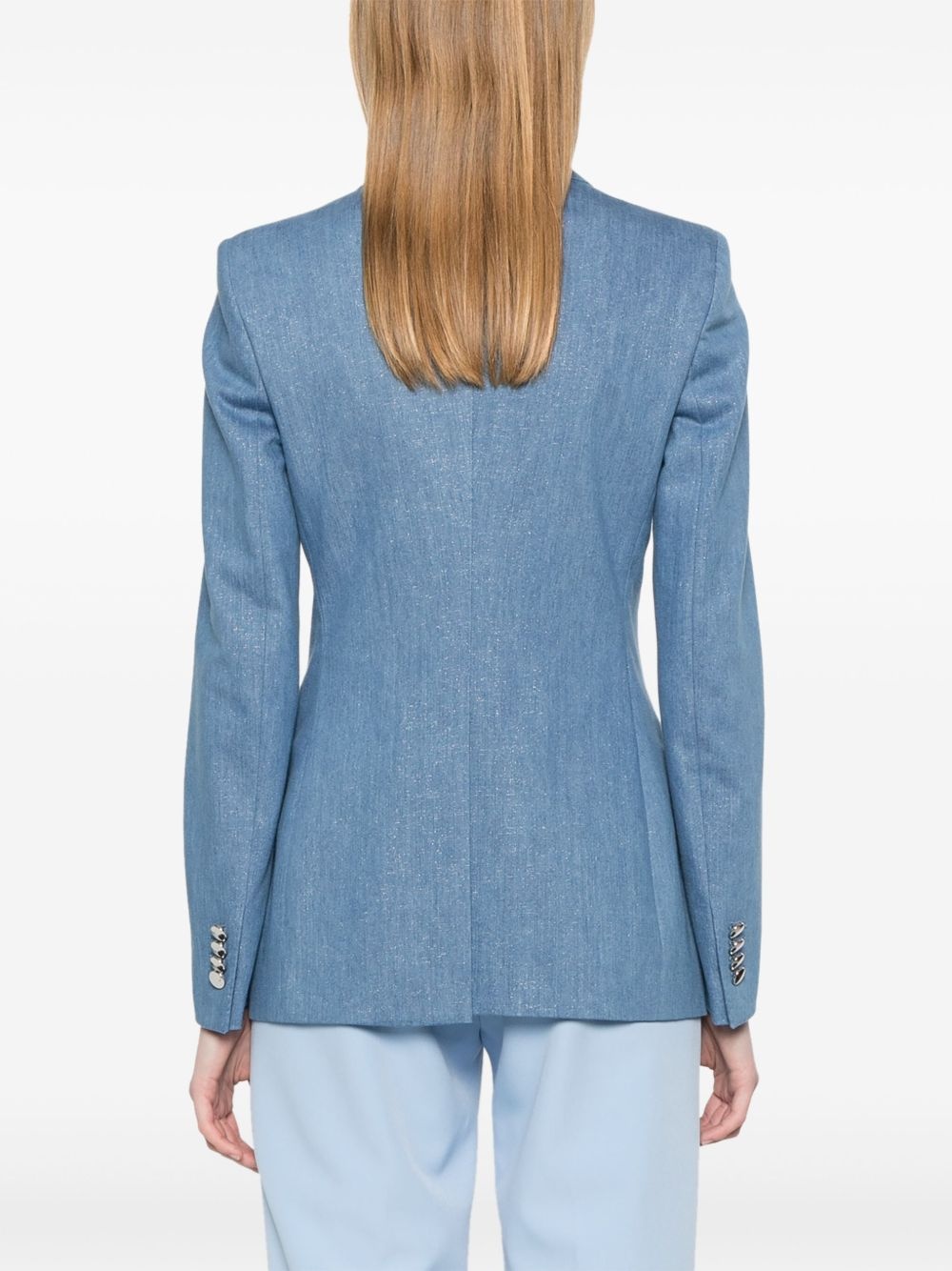TAGLIATORE - Tagliatore Women Cotton Double-Breasted Jacket - 2