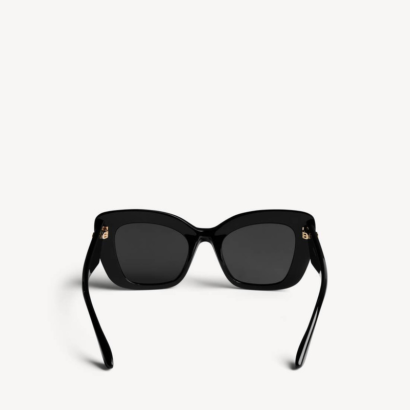 BALENCIAGA Women's Diva Butterfly Sunglasses in Black outlook