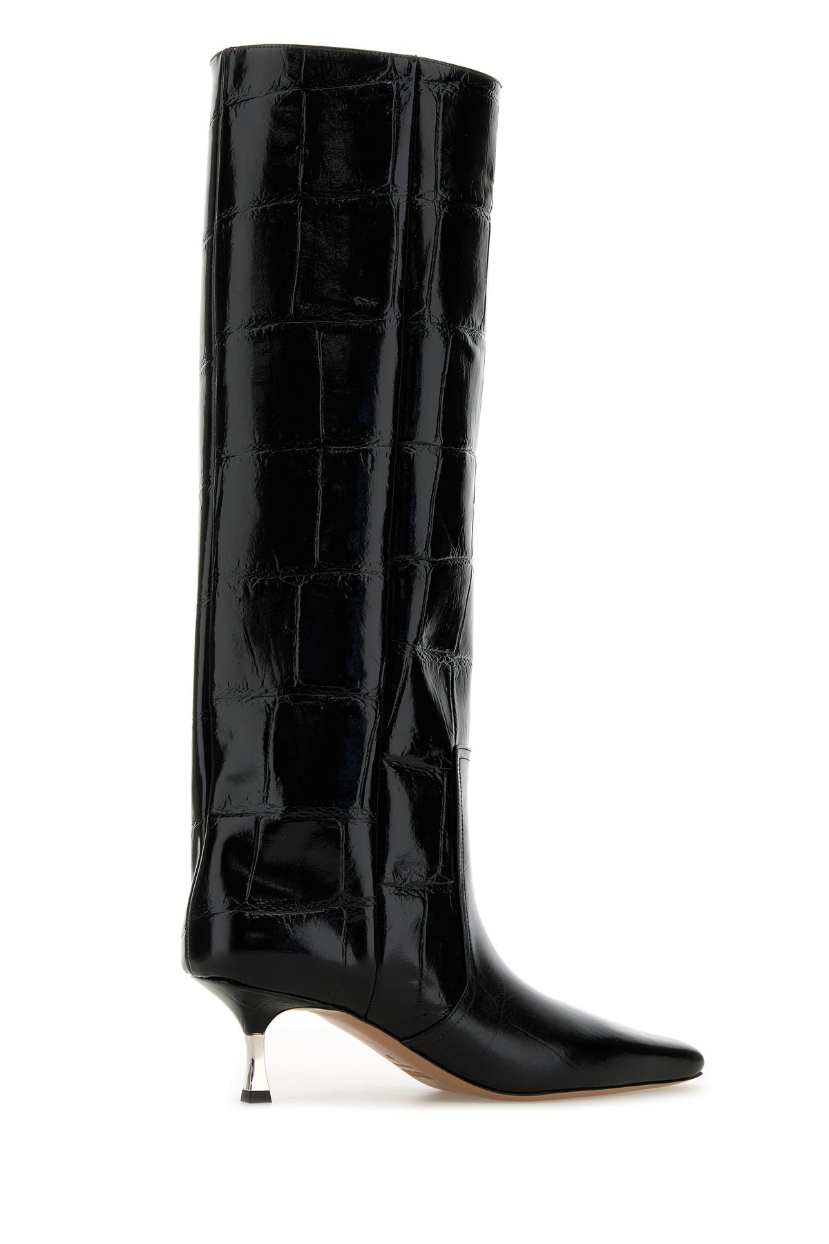 Black leather Bettina boots - 3