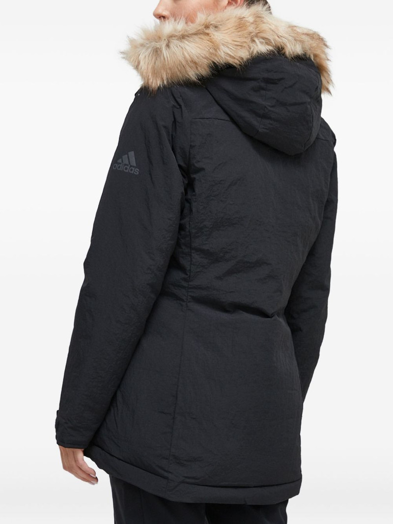 faux-fur hooded jacket 3