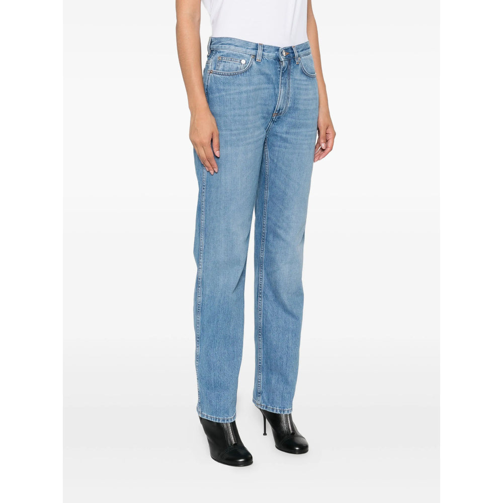 Givenchy Blue Denim - Straight-Leg Jeans Women - 4