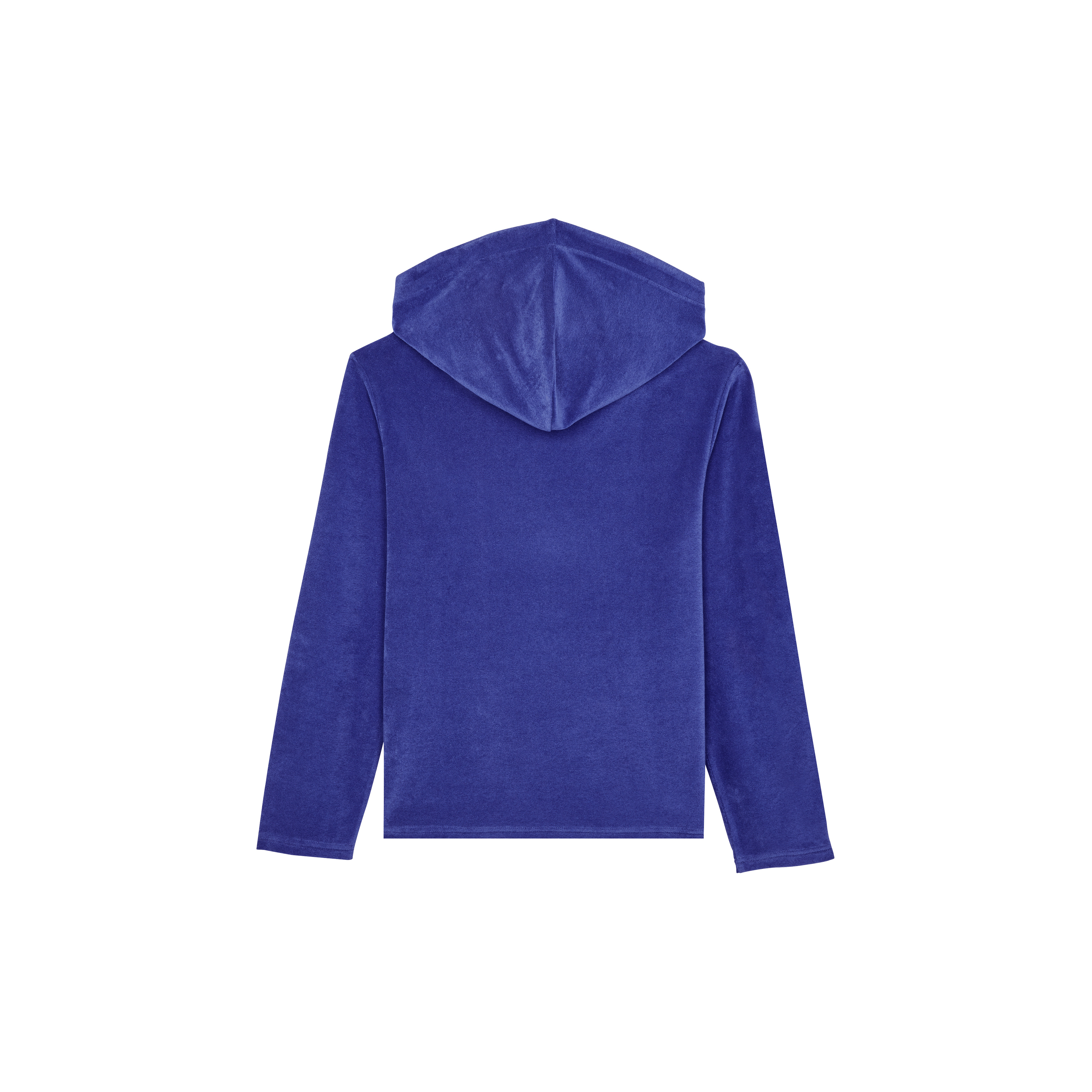 Men Terry Long-sleeves Hooded T-shirt - 2