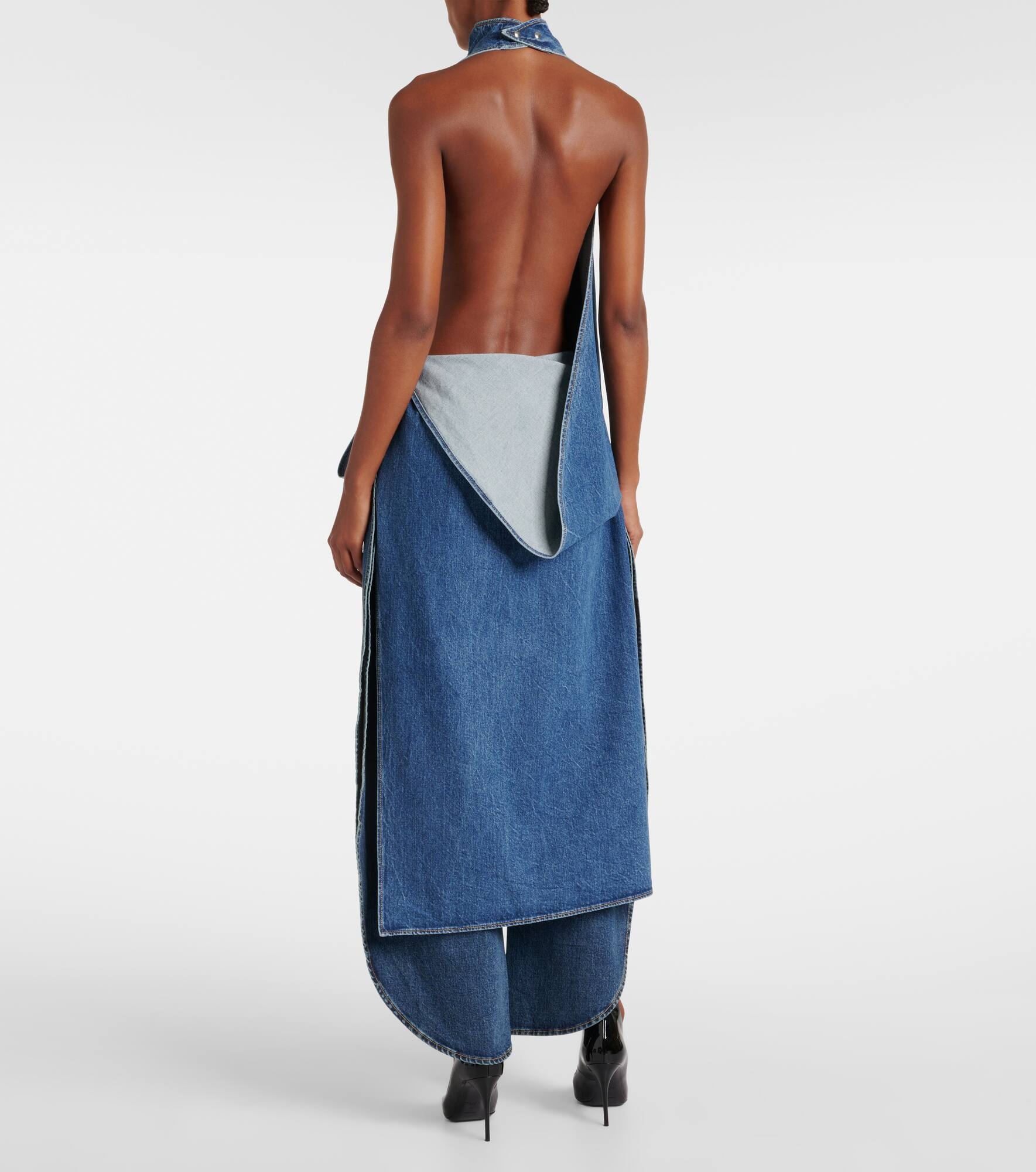 Caped denim top - 3
