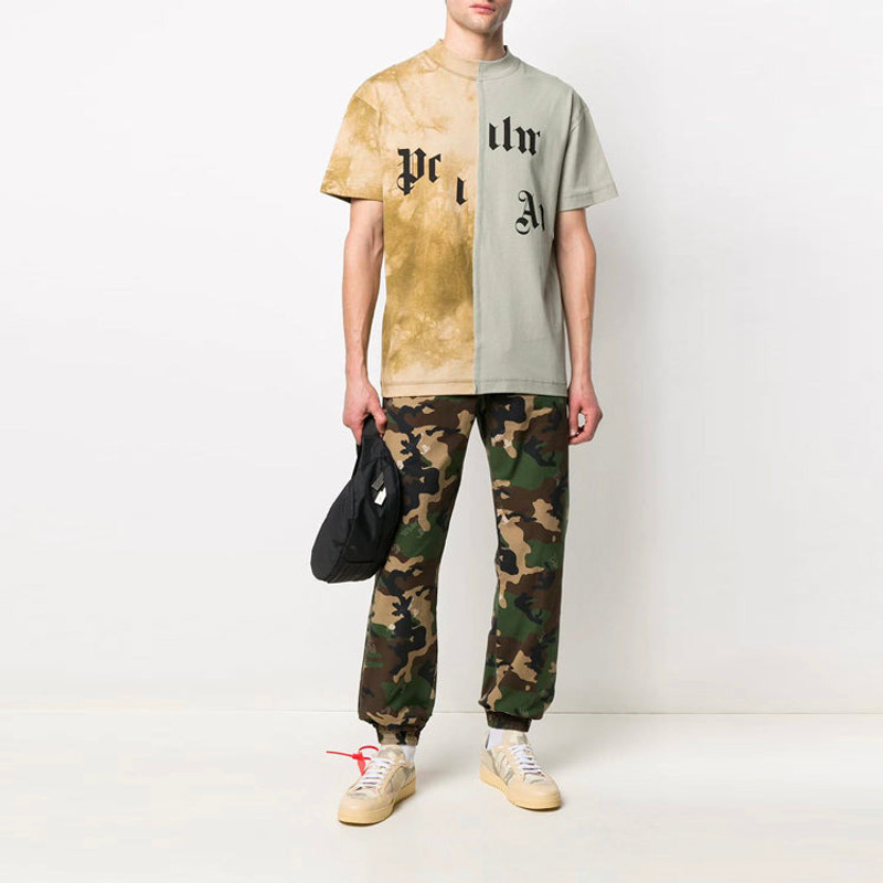 Off-White Off-White SS21 Printing Logo Sports Long Pants Camouflage OMCA164S21FAB0025600 outlook