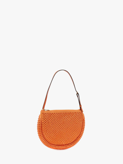 JW Anderson BUMPER-MOON LEATHER SHOULDER BAG WITH CRYSTAL outlook