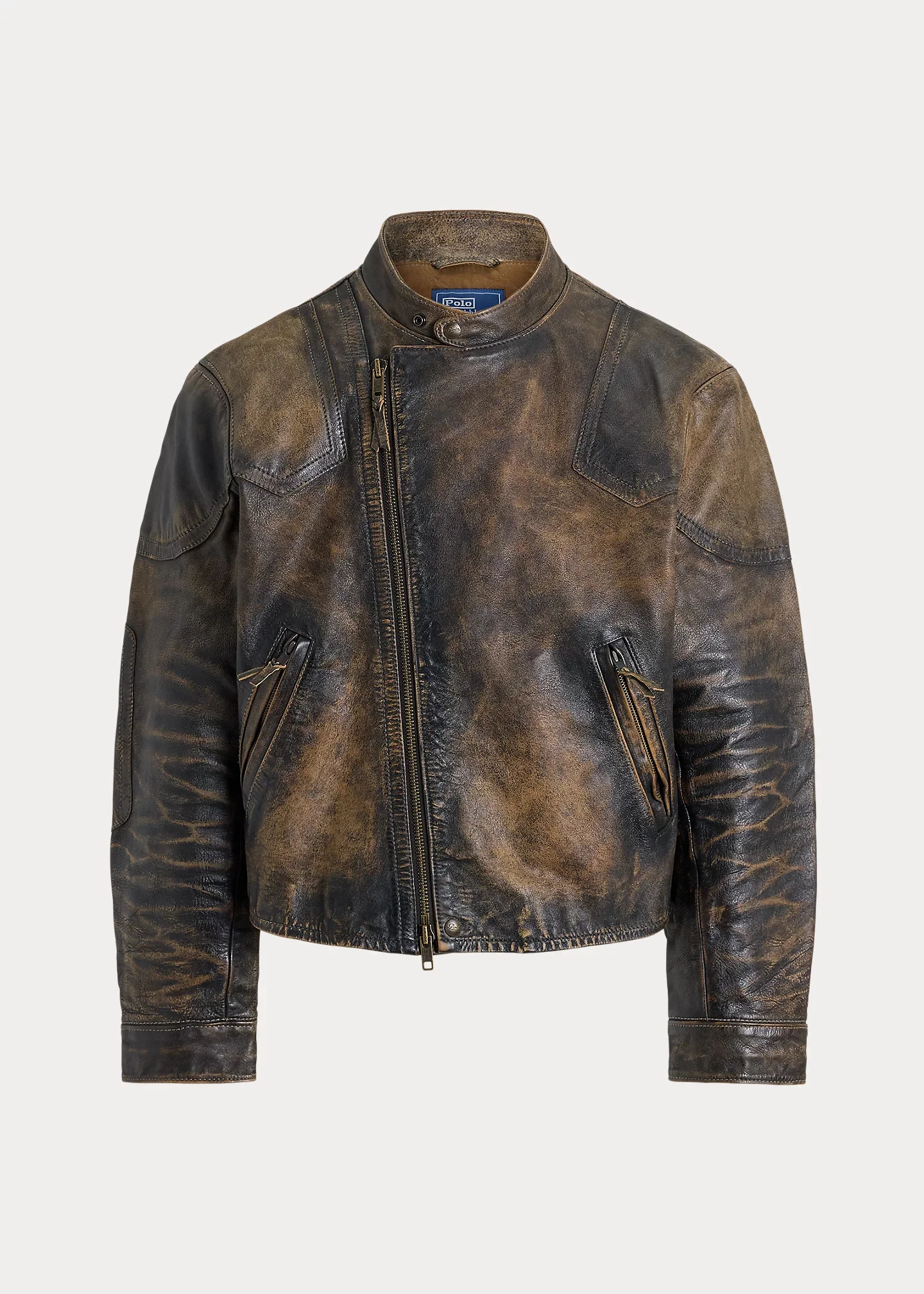 Leather Motorcycle Jacket - 1