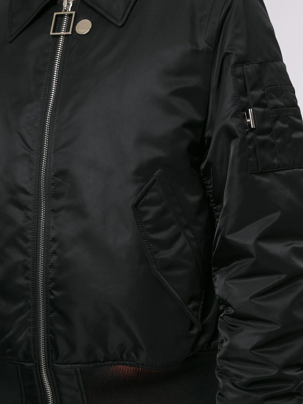 point collar technical bomber jacket - 5