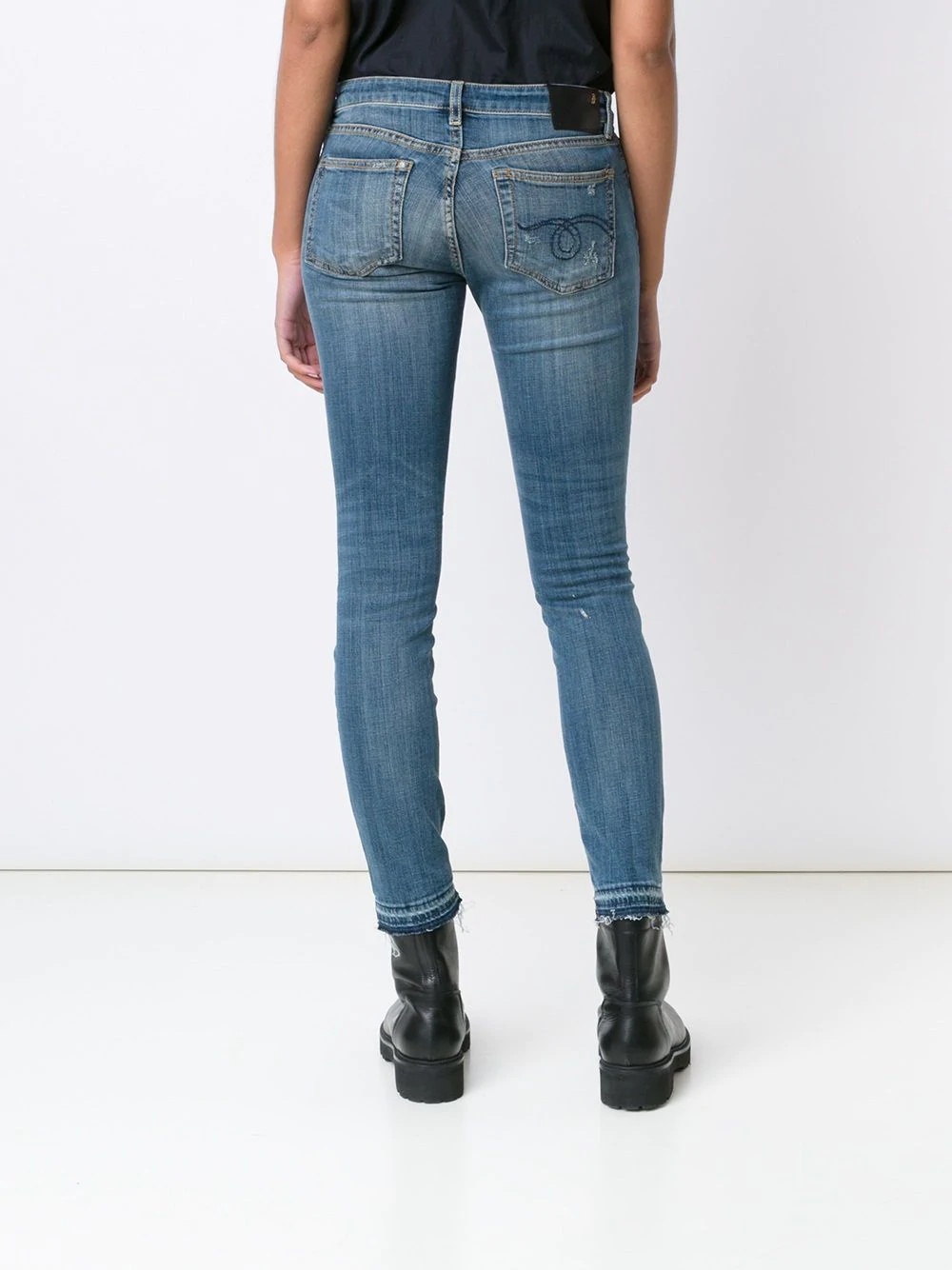 skinny cropped jeans - 4