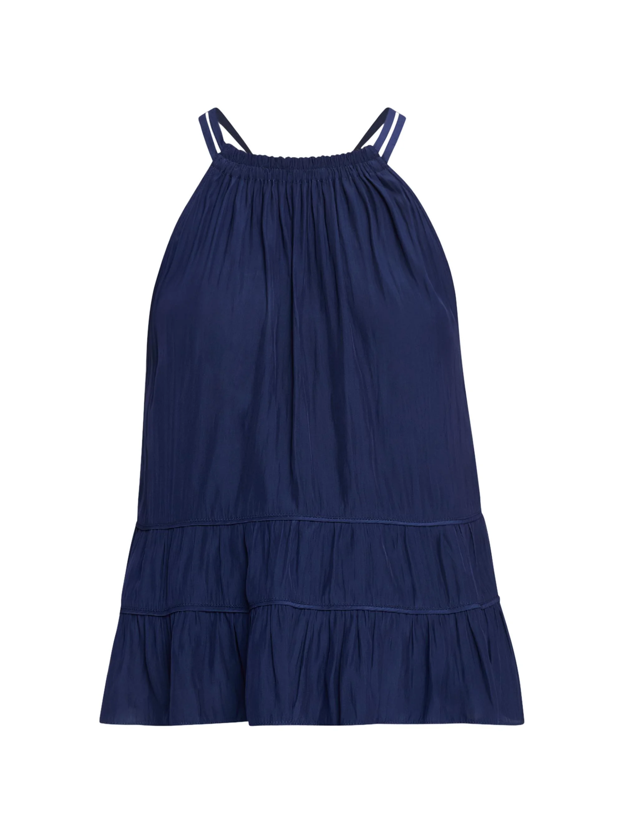 Women's Dana Smocked Tank - Navy - 1