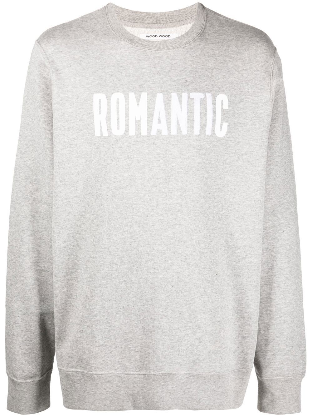 Romantic slogan-print sweatshirt - 1